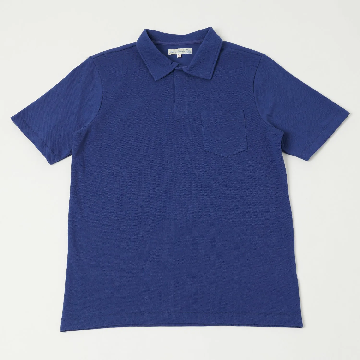 Merz b. Schwanen 2PKPL Pocket Polo Shirt - Pacific sold by Son of a Stag
