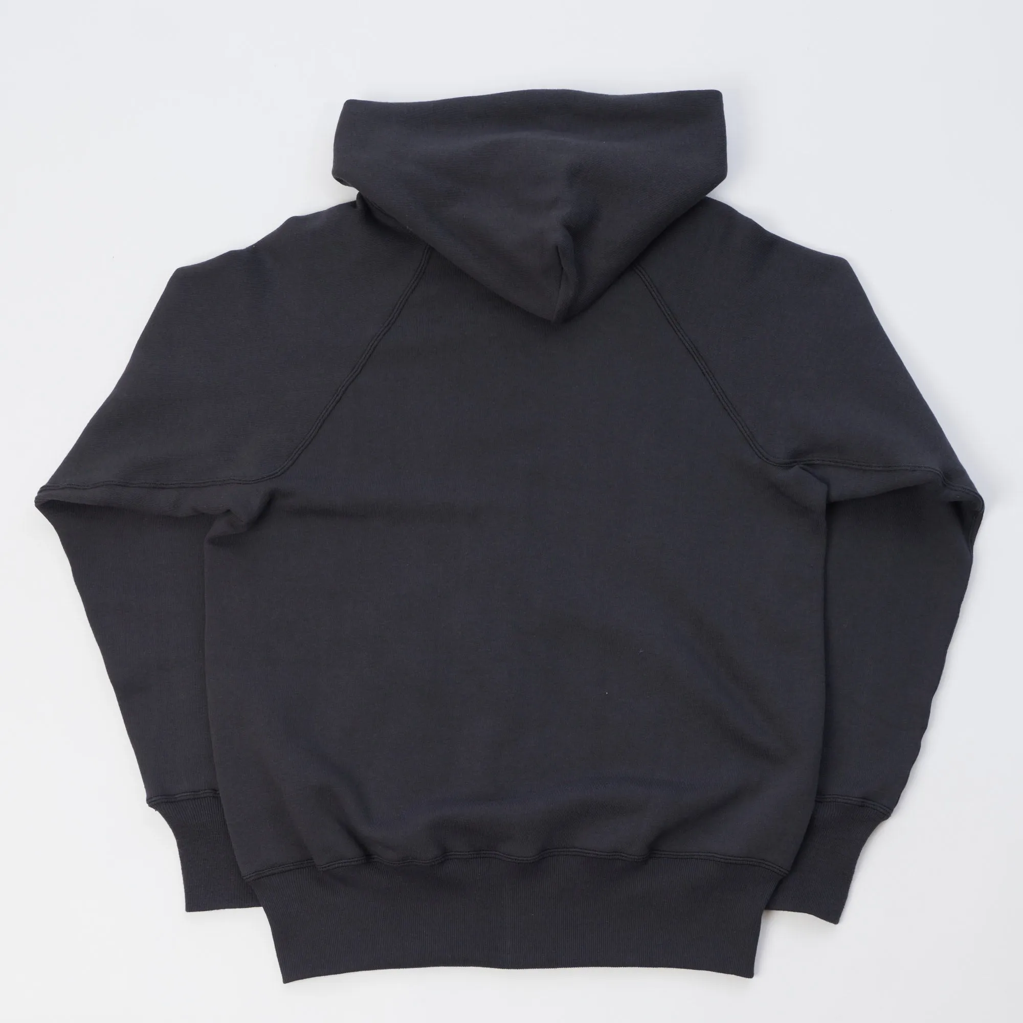 Warehouse & Co 451 Raglan Sleeve Full Zip Hoodie - Black sold by Son of a Stag product image thumbnail 3