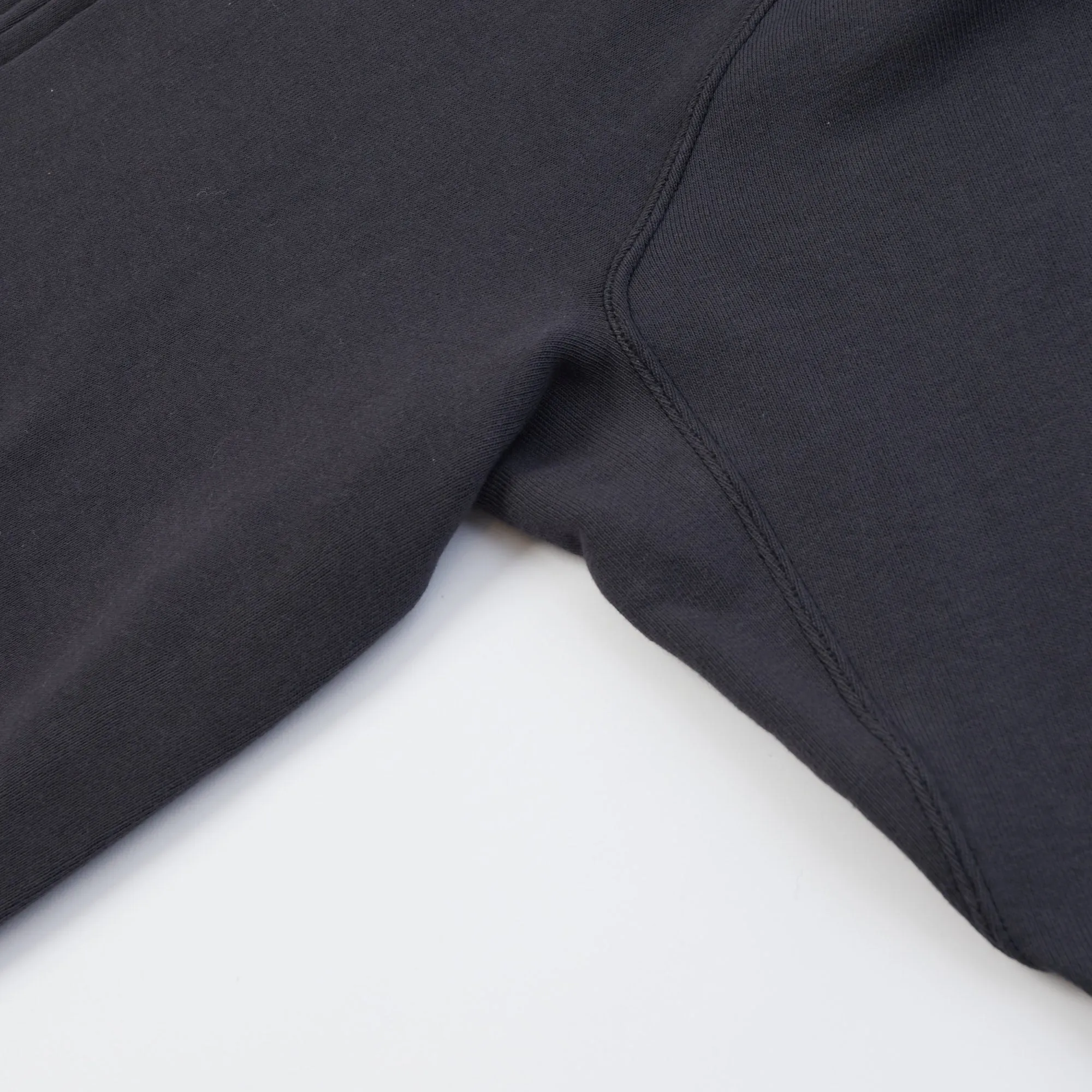 Warehouse & Co 451 Raglan Sleeve Full Zip Hoodie - Black sold by Son of a Stag product image thumbnail 5
