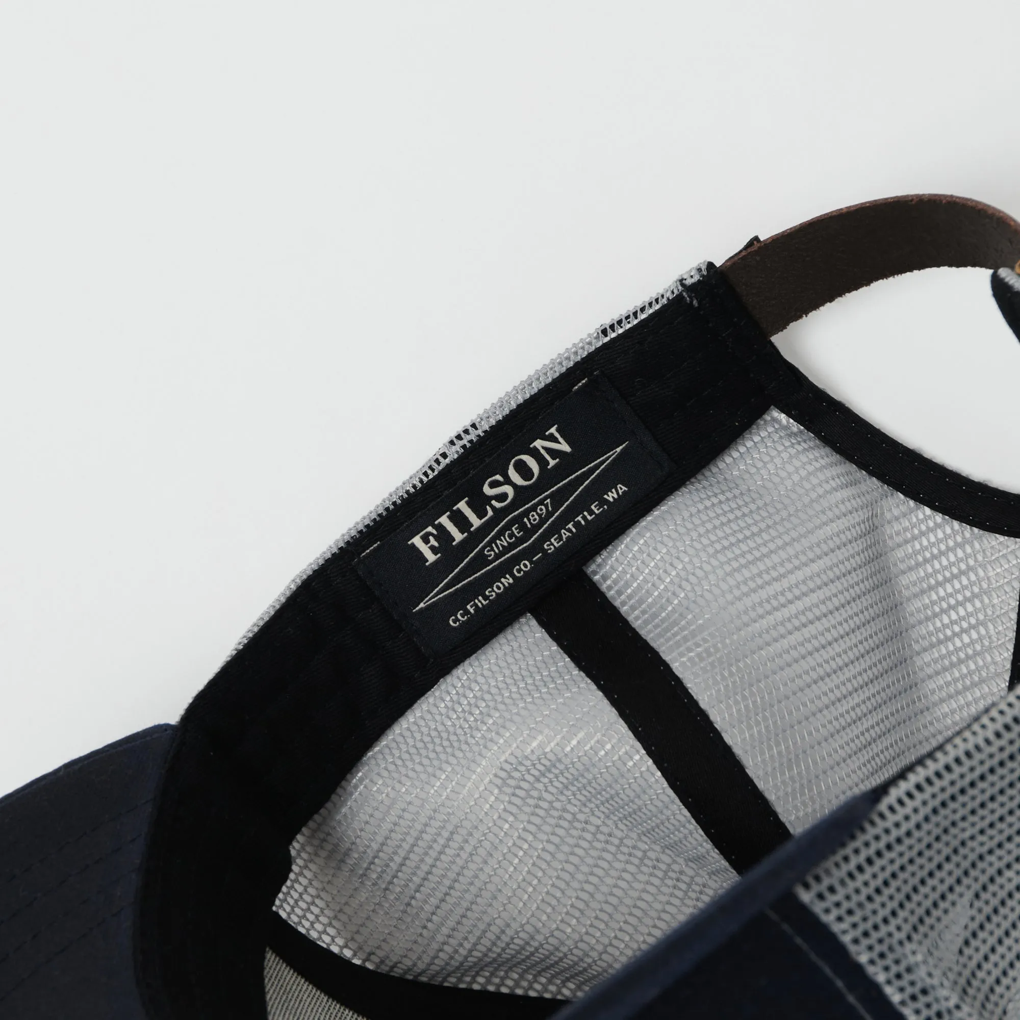 Filson Logger Mesh Cap - Navy sold by Son of a Stag product image thumbnail 5