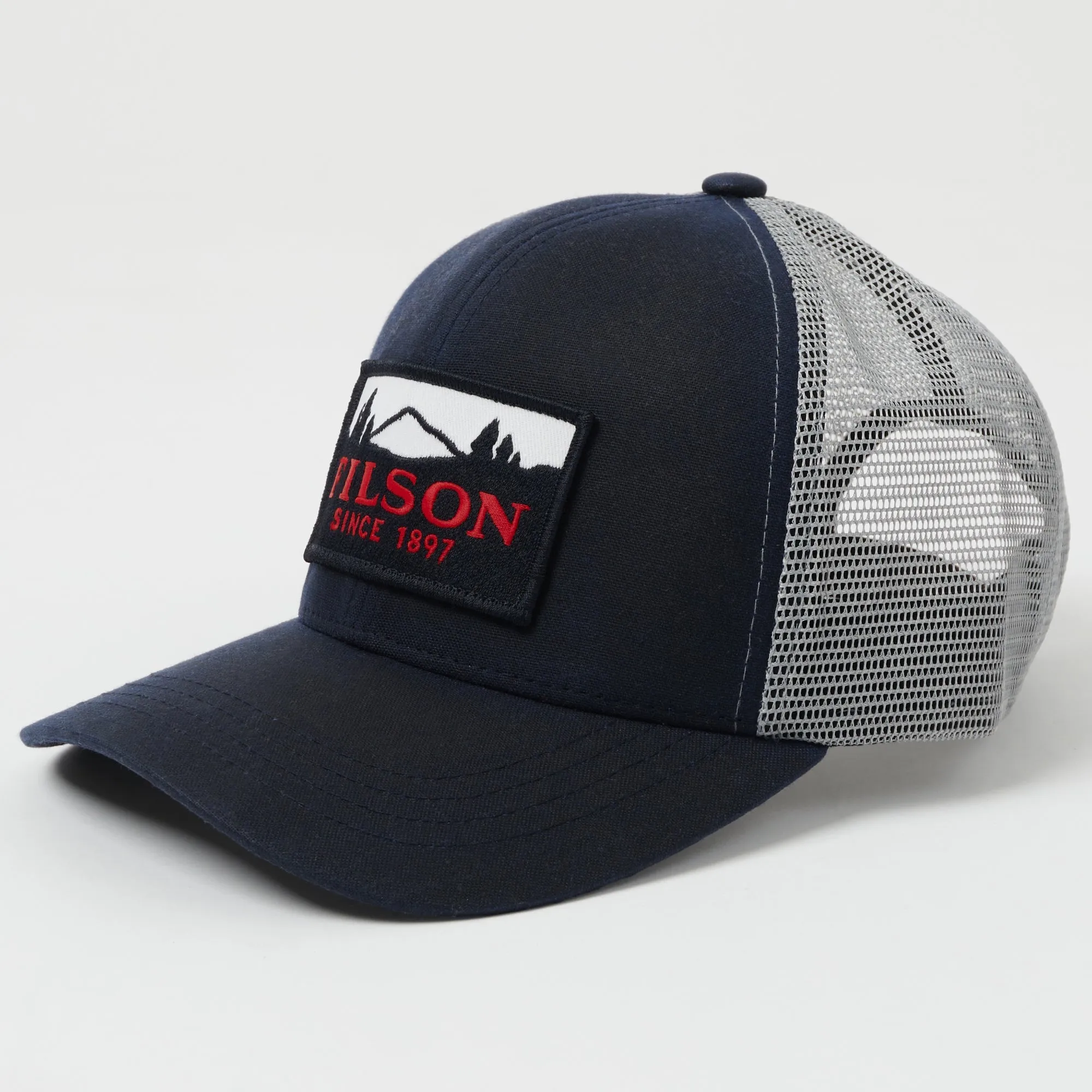 Filson Logger Mesh Cap - Navy sold by Son of a Stag