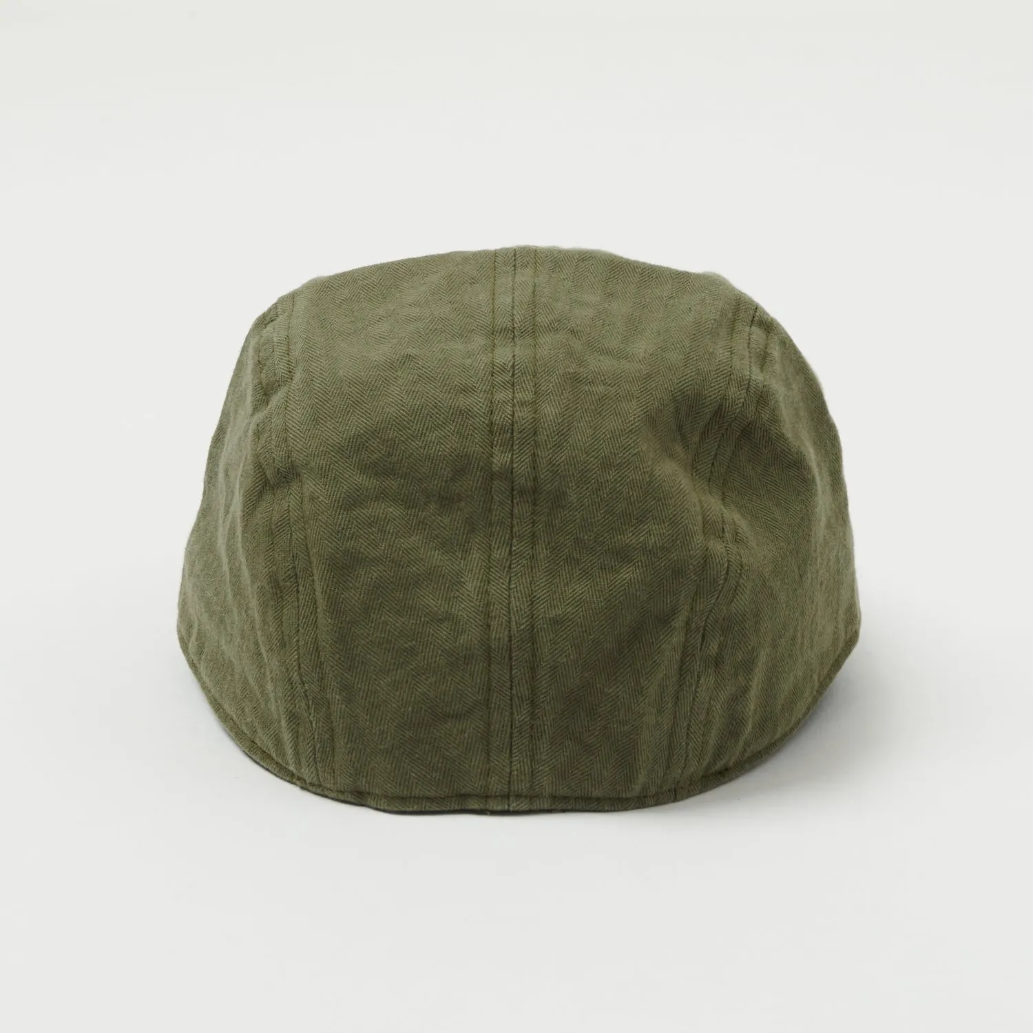 Buzz Rickson's U.S. Navy Civilian Model Herringbone Cap - Olive sold by Son of a Stag product image thumbnail 4