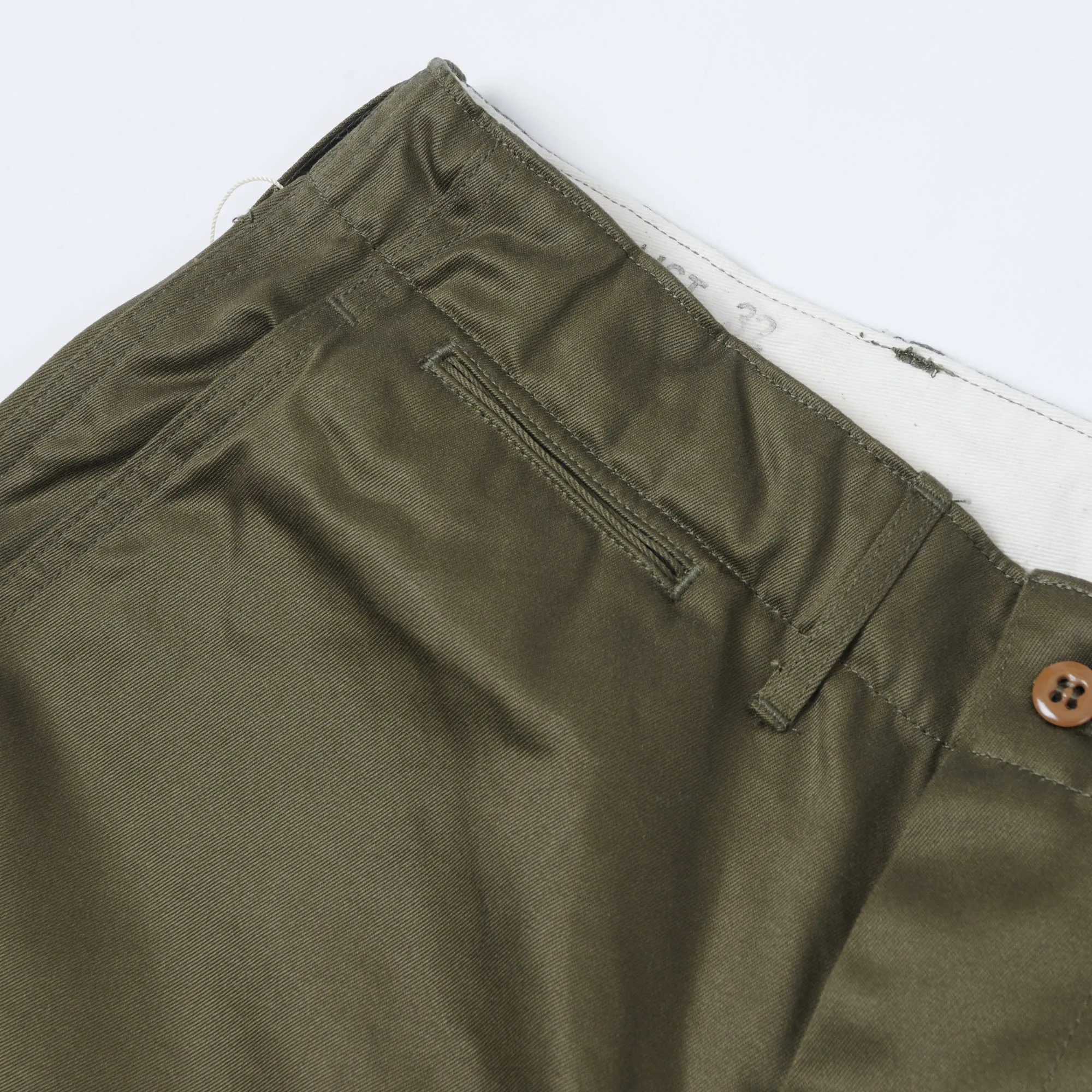 Buzz Rickson's Original-Spec. Chino Short - Olive sold by Son of a Stag product image thumbnail 2