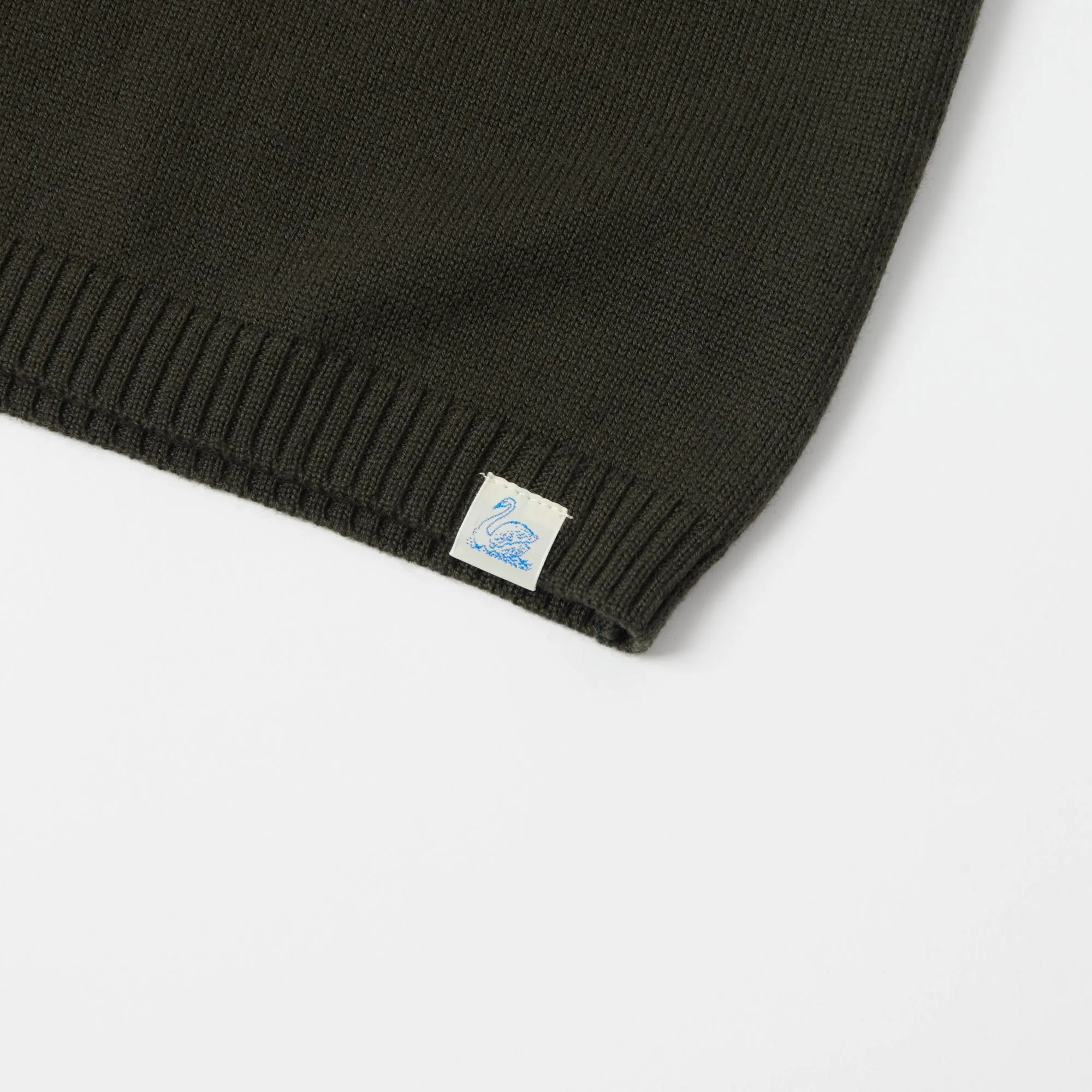 Merz b. Schwanen 'Good Basics' Oversized Merino Pullover - Army sold by Son of a Stag product image thumbnail 5