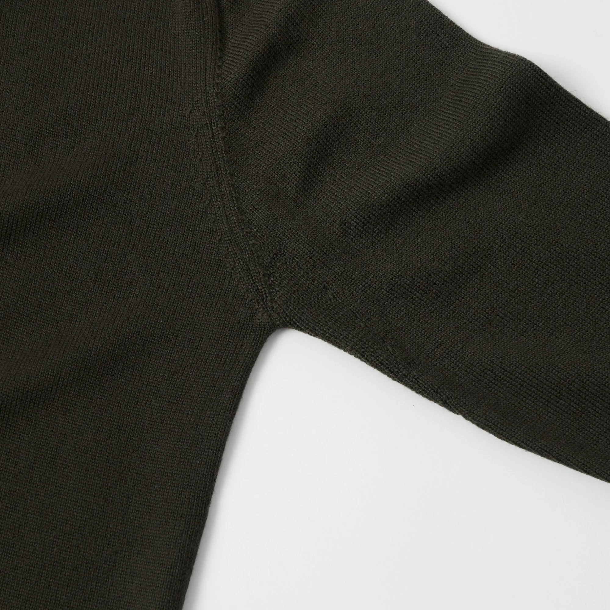 Merz b. Schwanen 'Good Basics' Oversized Merino Pullover - Army sold by Son of a Stag product image thumbnail 4