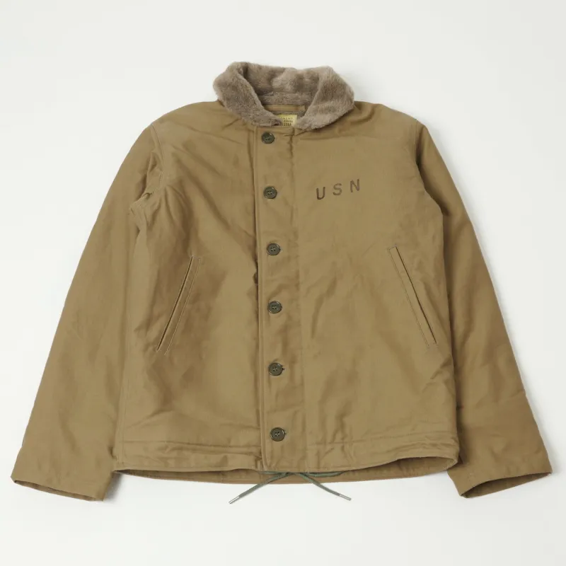 Buzz Rickson's U.S. Navy N-1 Deck Jacket - Khaki sold by Son of a Stag