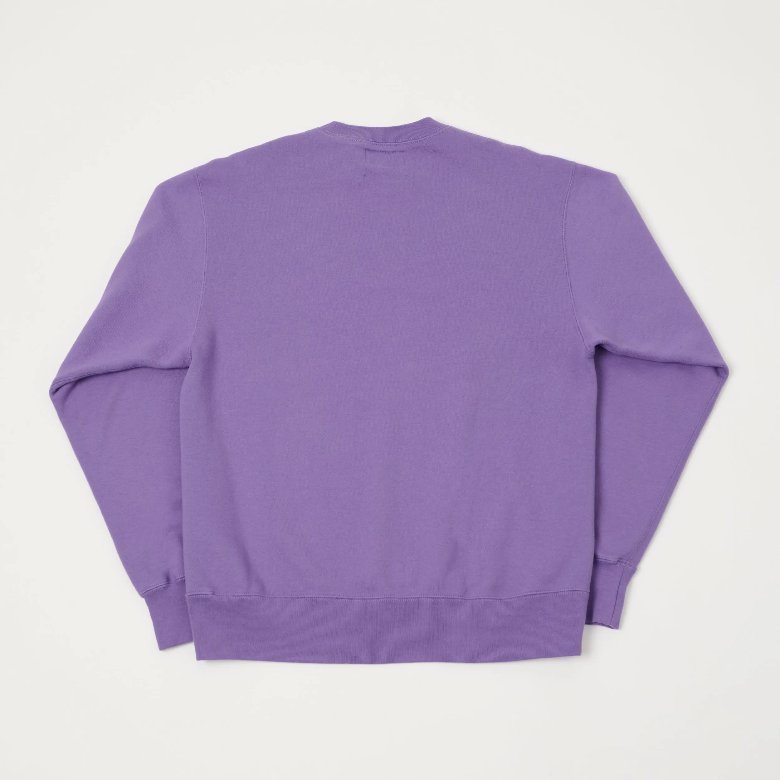 Beams Plus 'Marudou' Crewneck Sweatshirt - Purple sold by Son of a Stag product image thumbnail 4
