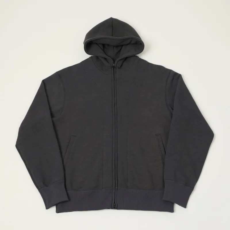 Jackman GG Zip Through Hoodie - Ink Black made by Jackman