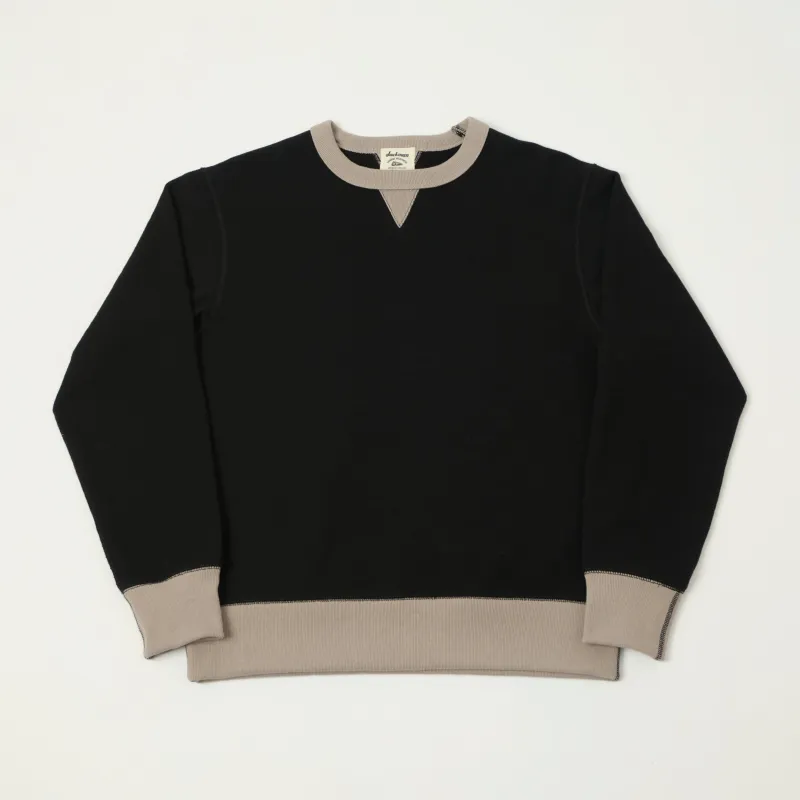Jackman GG Crewneck Sweatshirt - Black/Grey made by Jackman