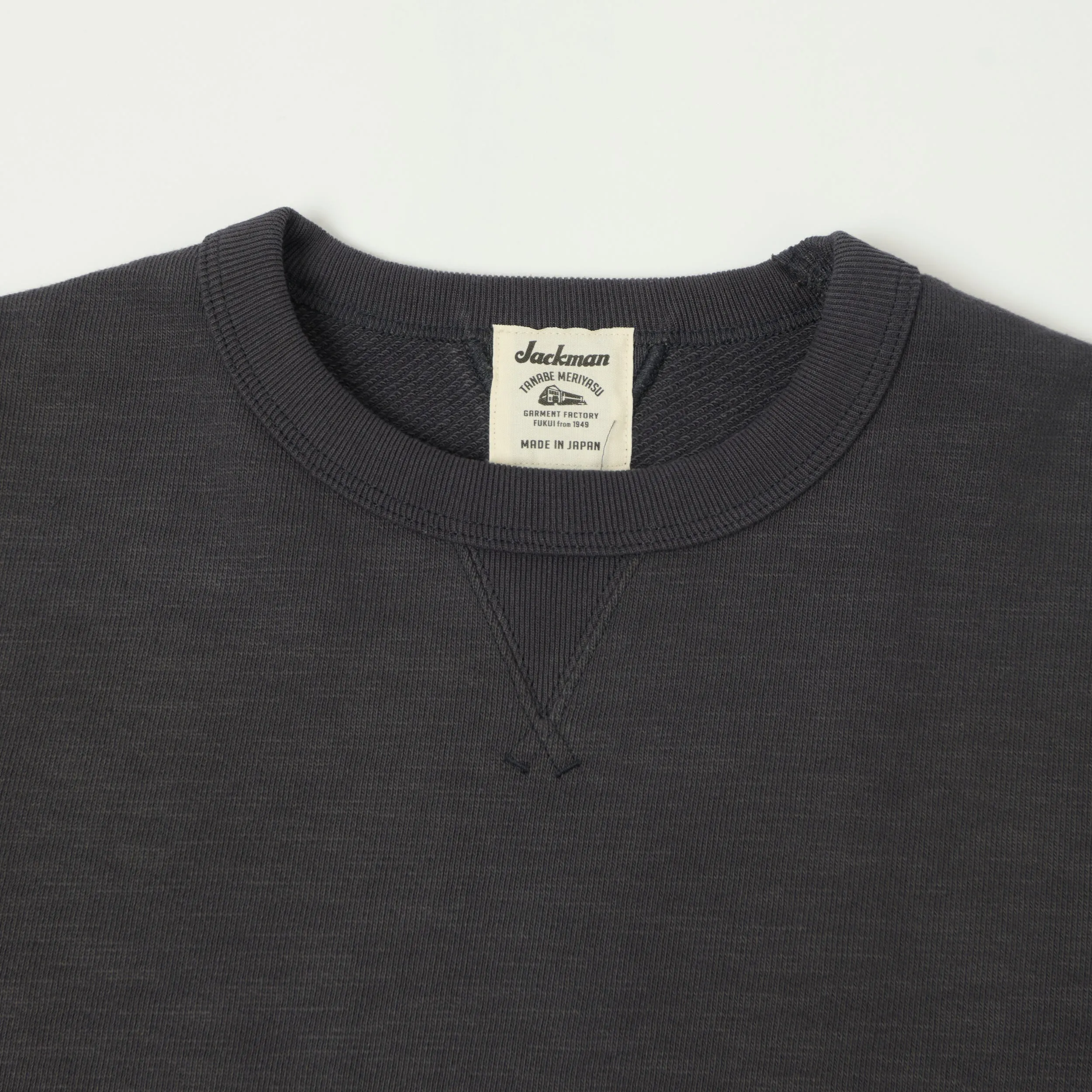 Jackman GG Crewneck Sweatshirt - Ink Black sold by Son of a Stag product image thumbnail 2