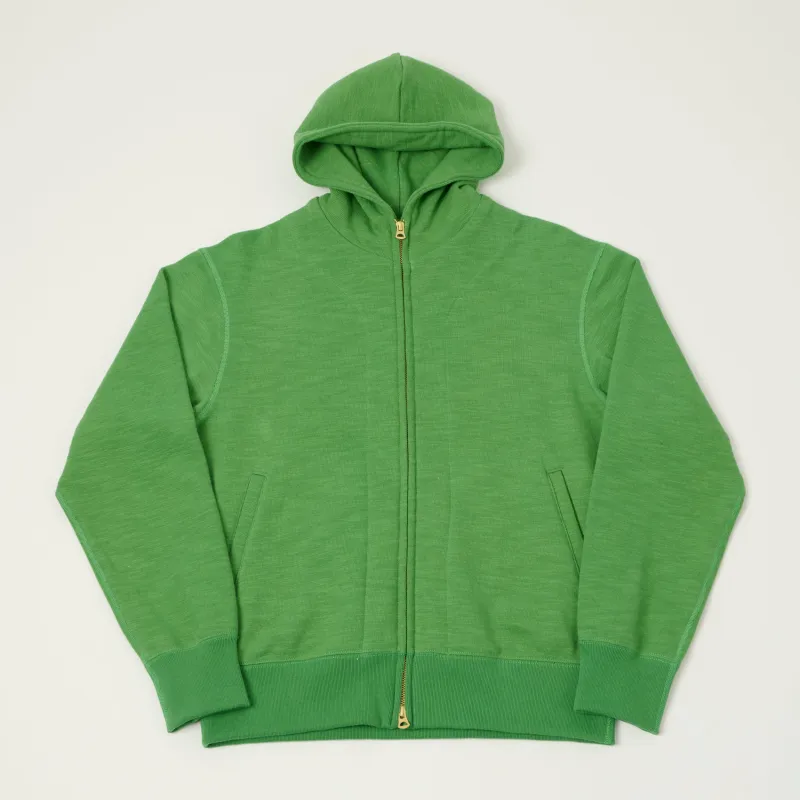 Jackman GG Zip Through Hoodie - Apple Green made by Jackman