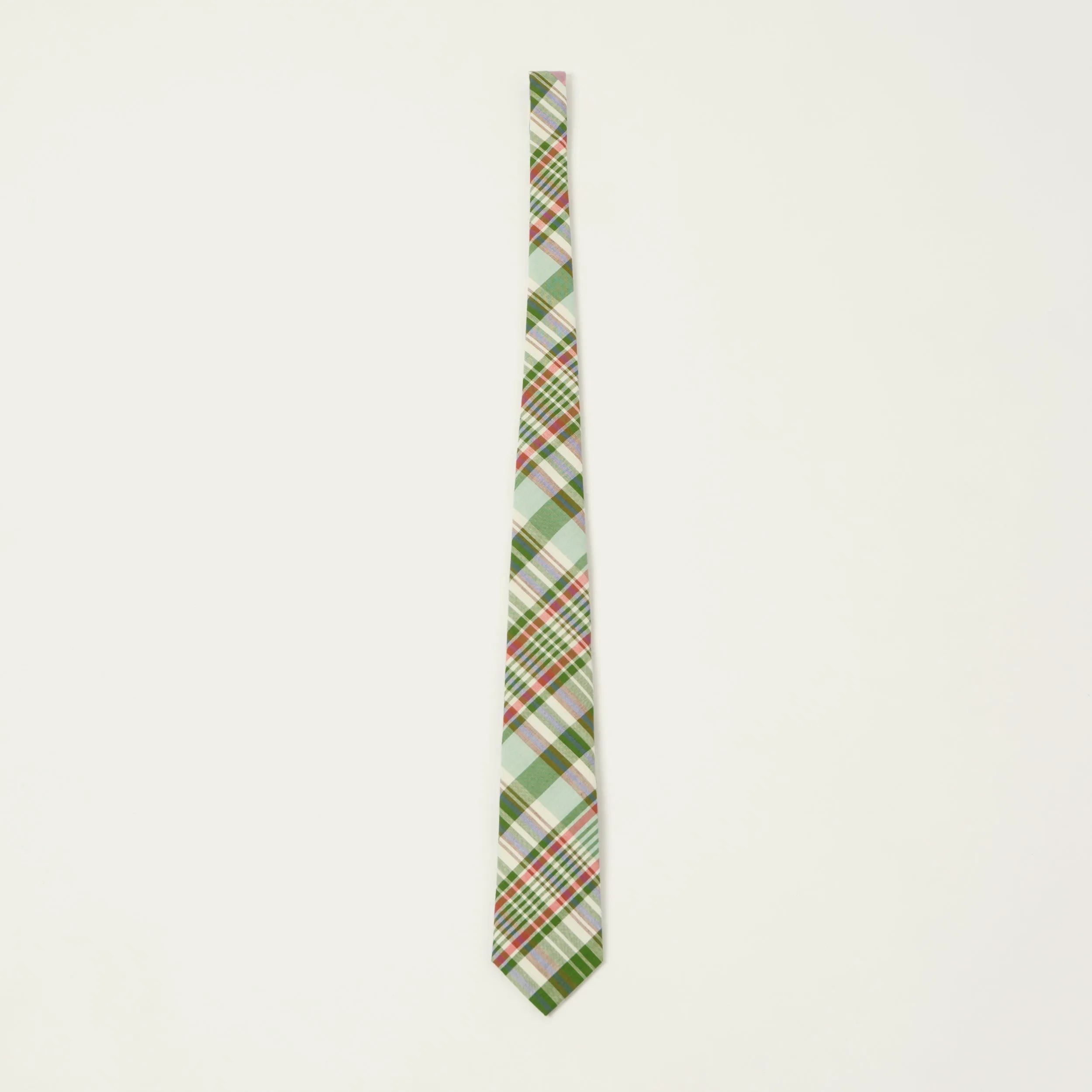 Beams Plus Madras Panel Tie - Green sold by Son of a Stag