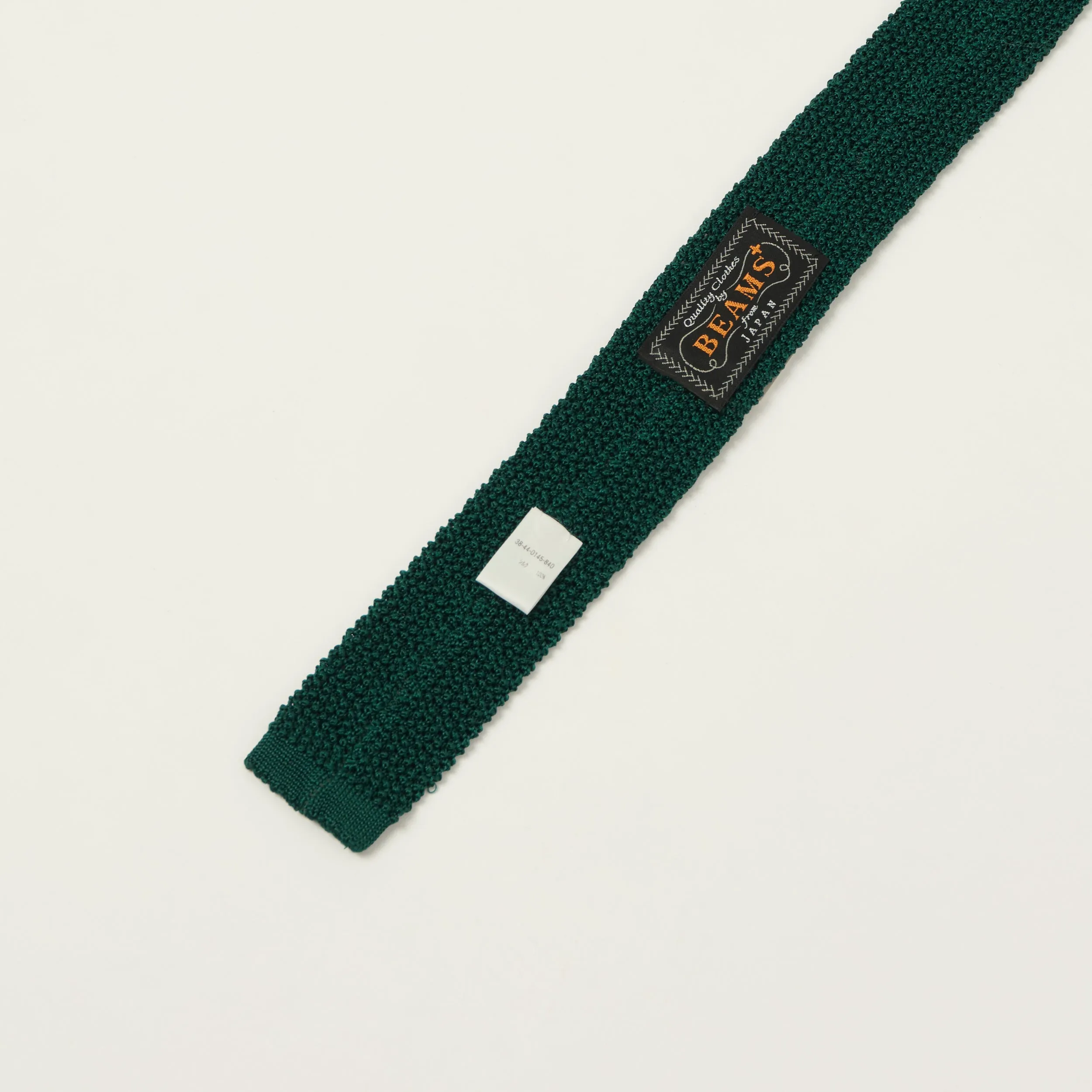 Beams Plus Striped Knitted Tie - Green sold by Son of a Stag product image thumbnail 3