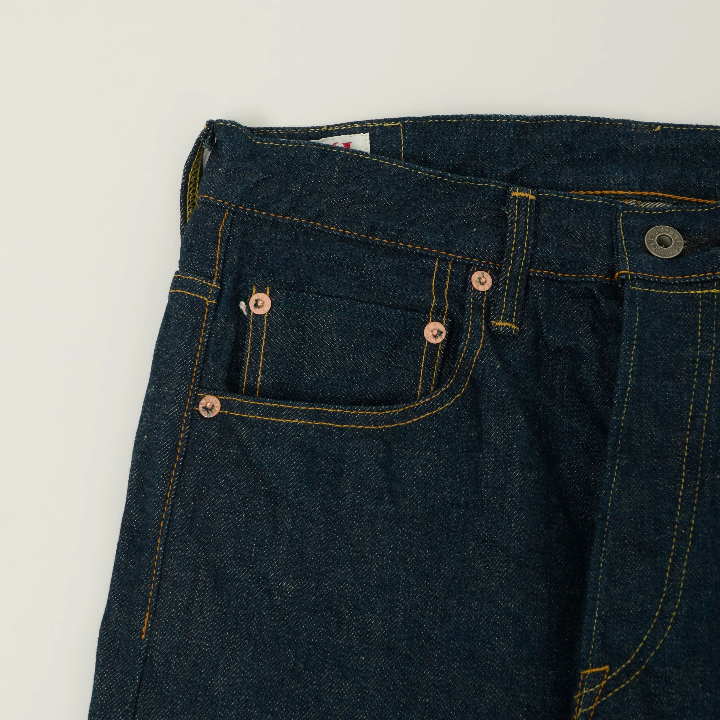 ONI Denim 222 Ishikawadai 15oz Extra Wide Straight Jean - One Wash sold by Son of a Stag product image thumbnail 4