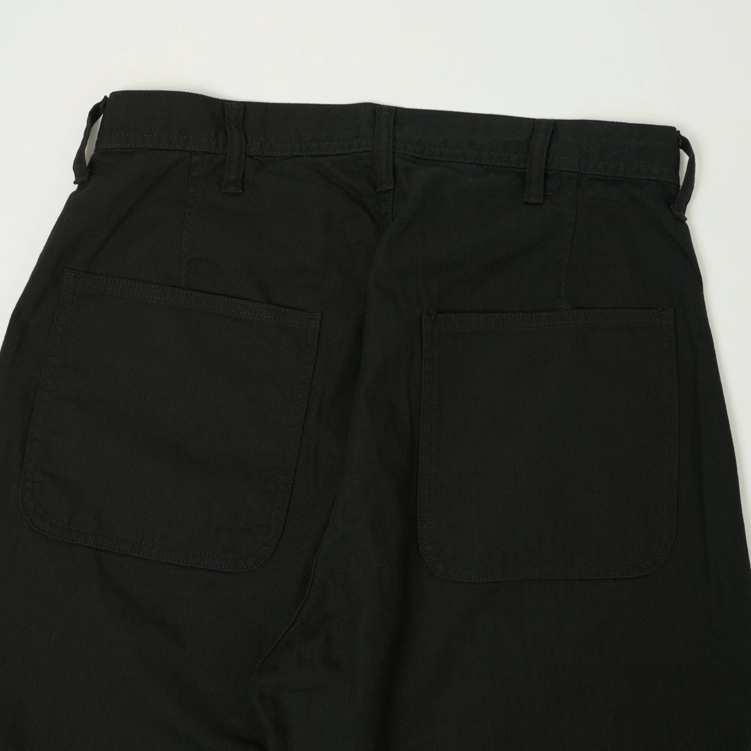 FULLCOUNT 1141 Herringbone Twill U.S. Navy Seamens Trousers - Black sold by Son of a Stag product image thumbnail 5
