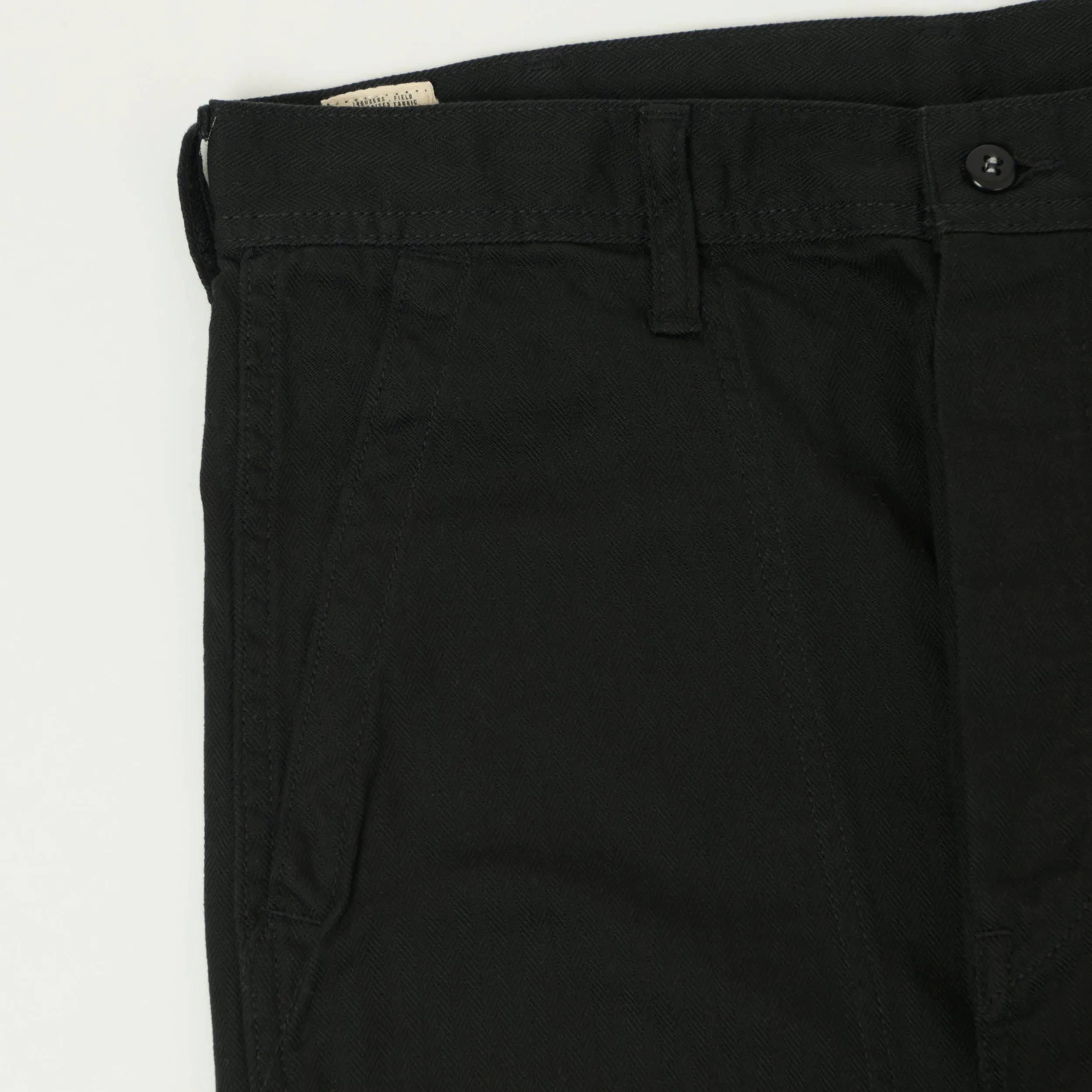 FULLCOUNT 1141 Herringbone Twill U.S. Navy Seamens Trousers - Black sold by Son of a Stag product image thumbnail 3