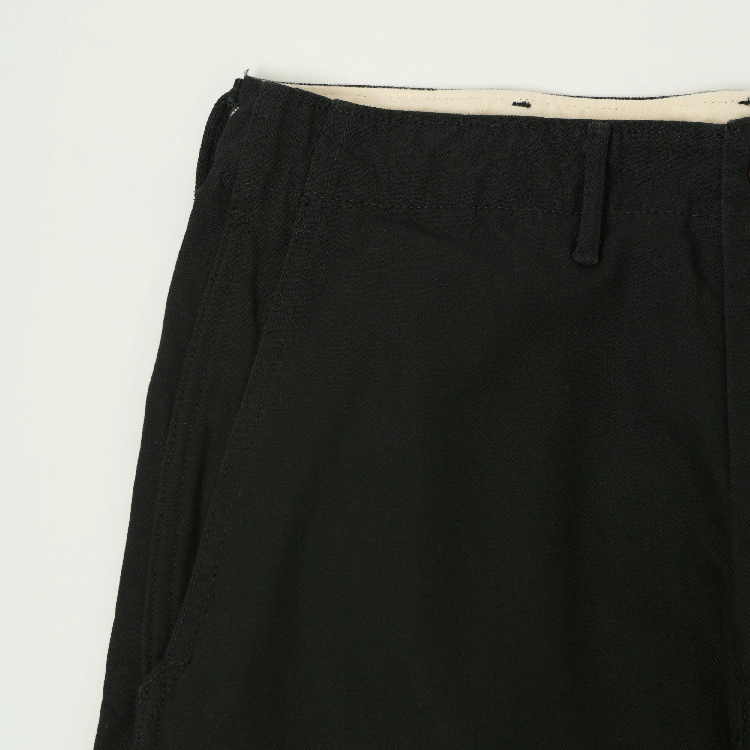 FULLCOUNT 1142 'Tough Dude' Mock Twist Trousers - Black sold by Son of a Stag product image thumbnail 4