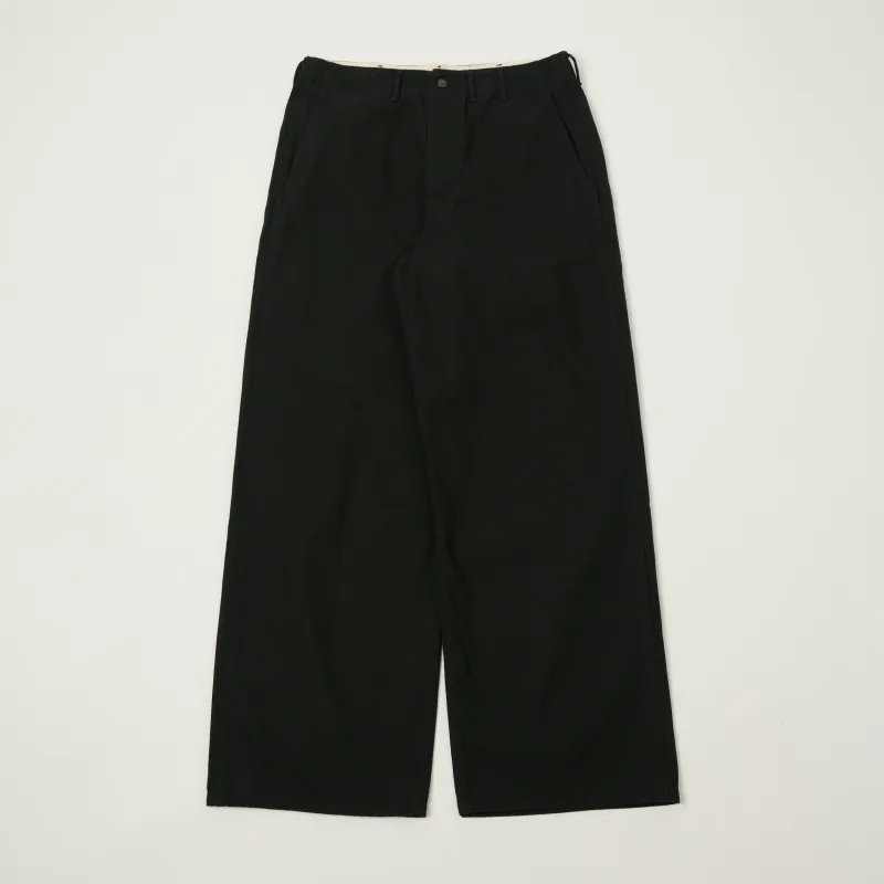 FULLCOUNT 1142 'Tough Dude' Mock Twist Trousers - Black made by Full Count