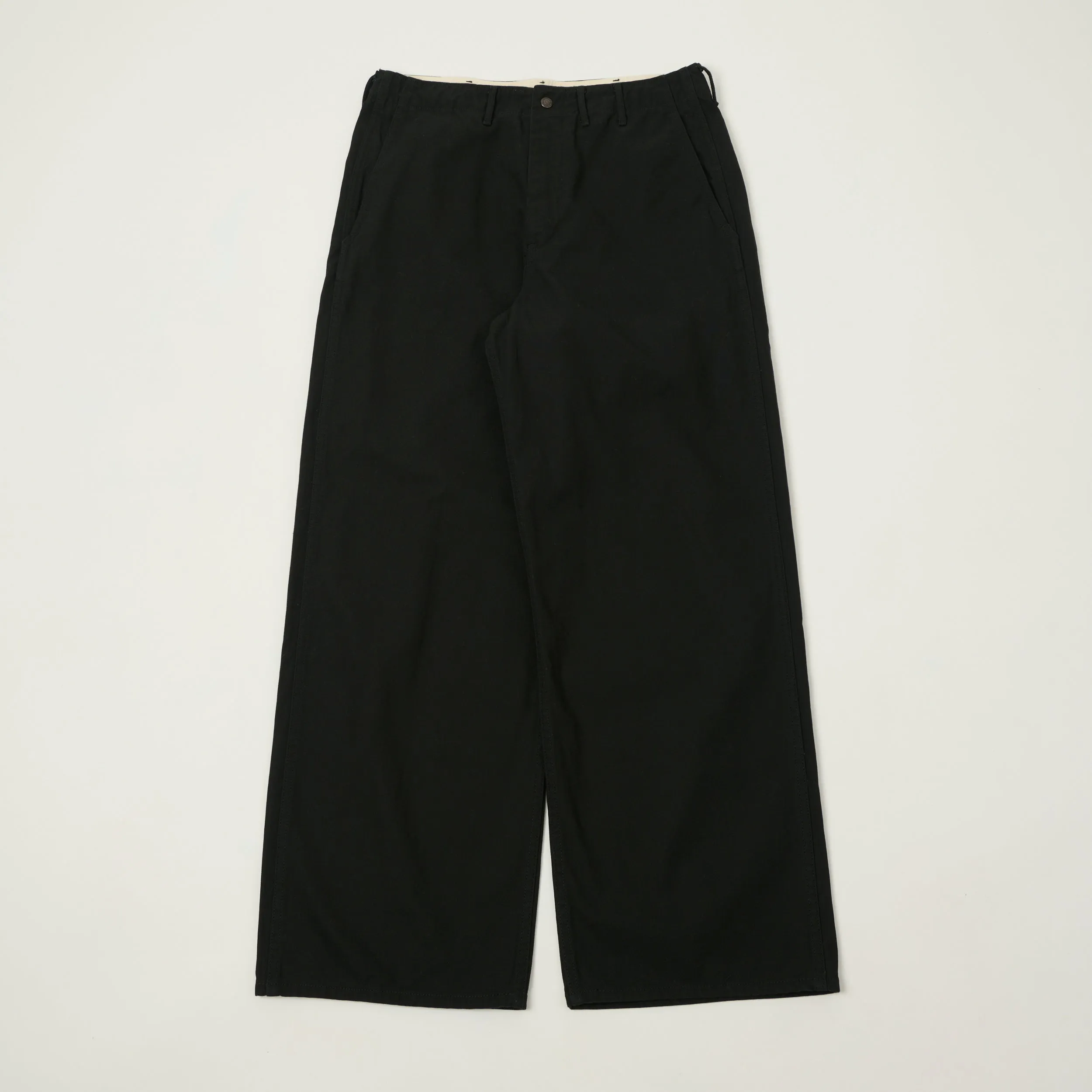 FULLCOUNT 1142 'Tough Dude' Mock Twist Trousers - Black sold by Son of a Stag