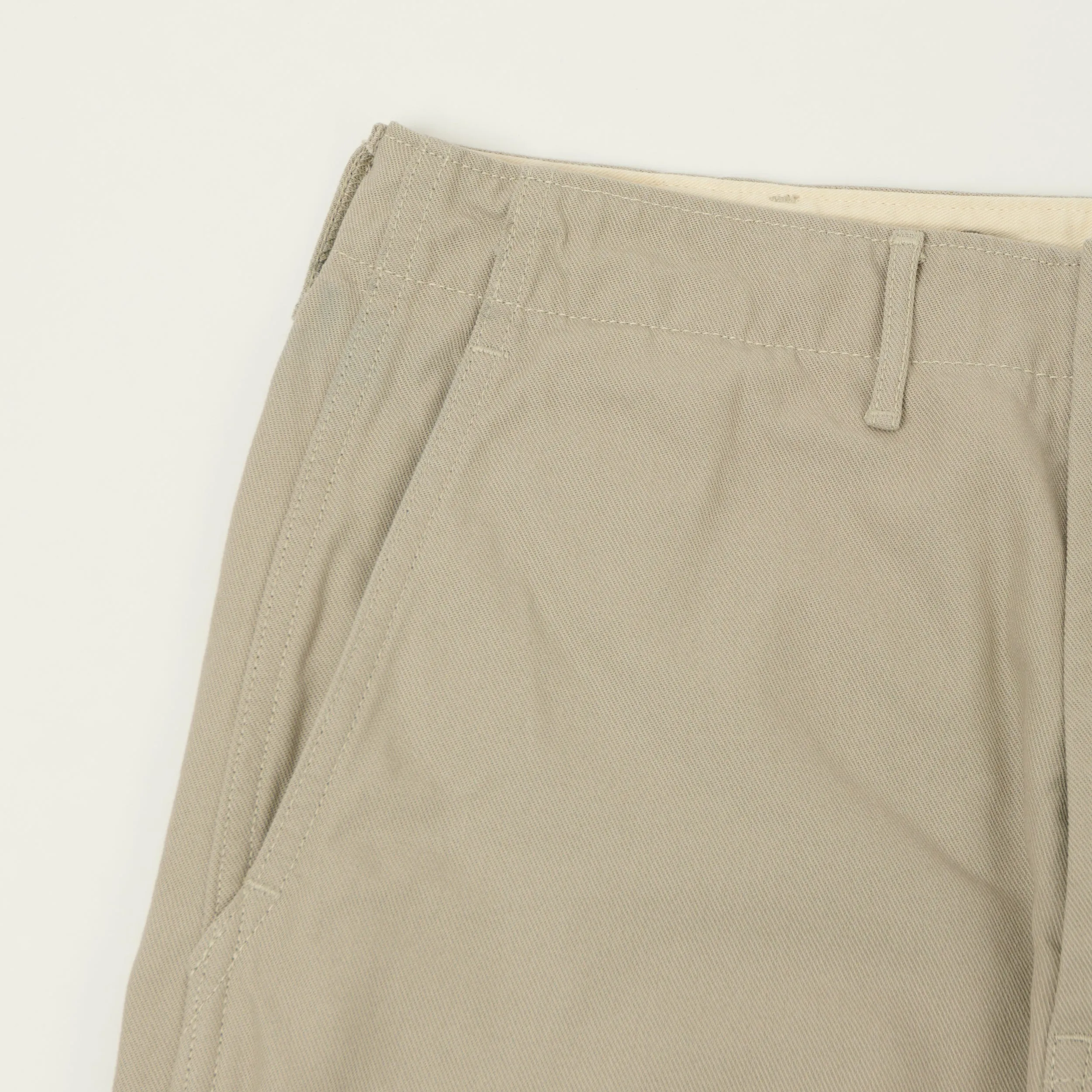 FULLCOUNT 1142 'Tough Dude' Mock Twist Trousers - Sand Beige sold by Son of a Stag product image thumbnail 4