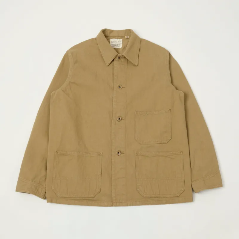 FULLCOUNT 2015 Denim Chore Jacket - Beige made by Full Count