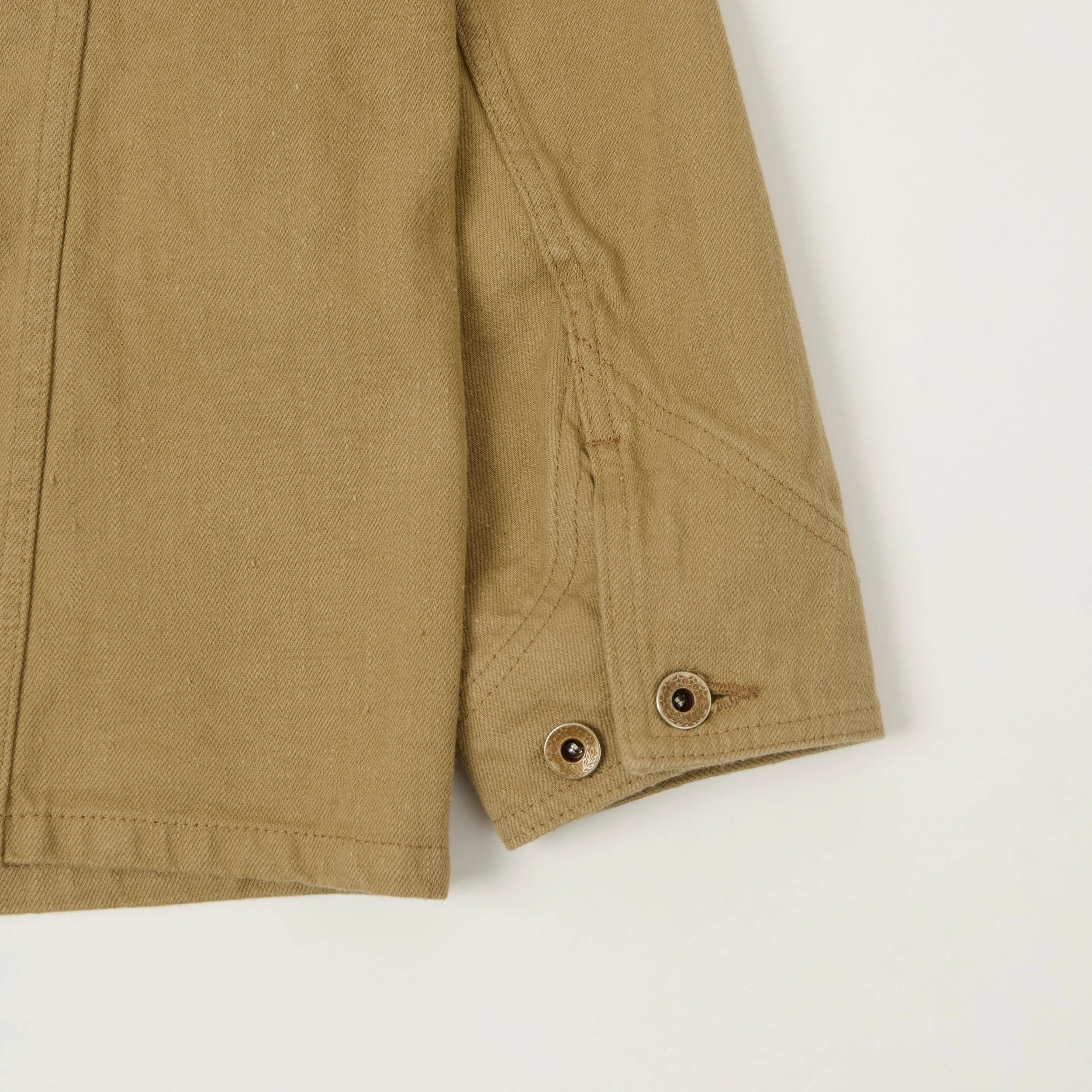 FULLCOUNT 2015 Denim Chore Jacket - Beige sold by Son of a Stag product image thumbnail 5