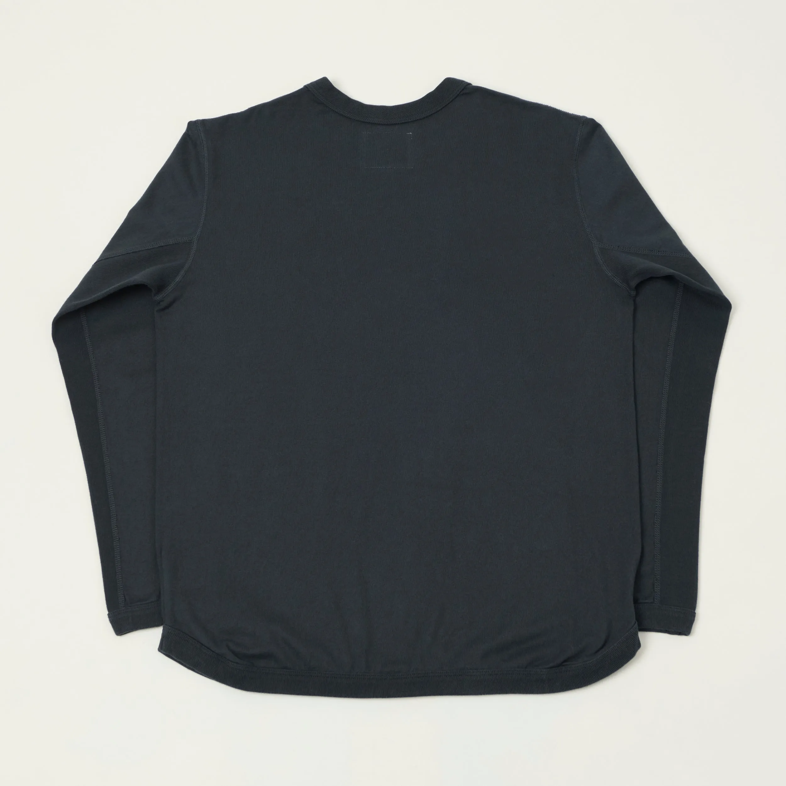 FULLCOUNT 5222L Flat Seam Heavyweight T-Shirt - Ink Black sold by Son of a Stag product image thumbnail 5
