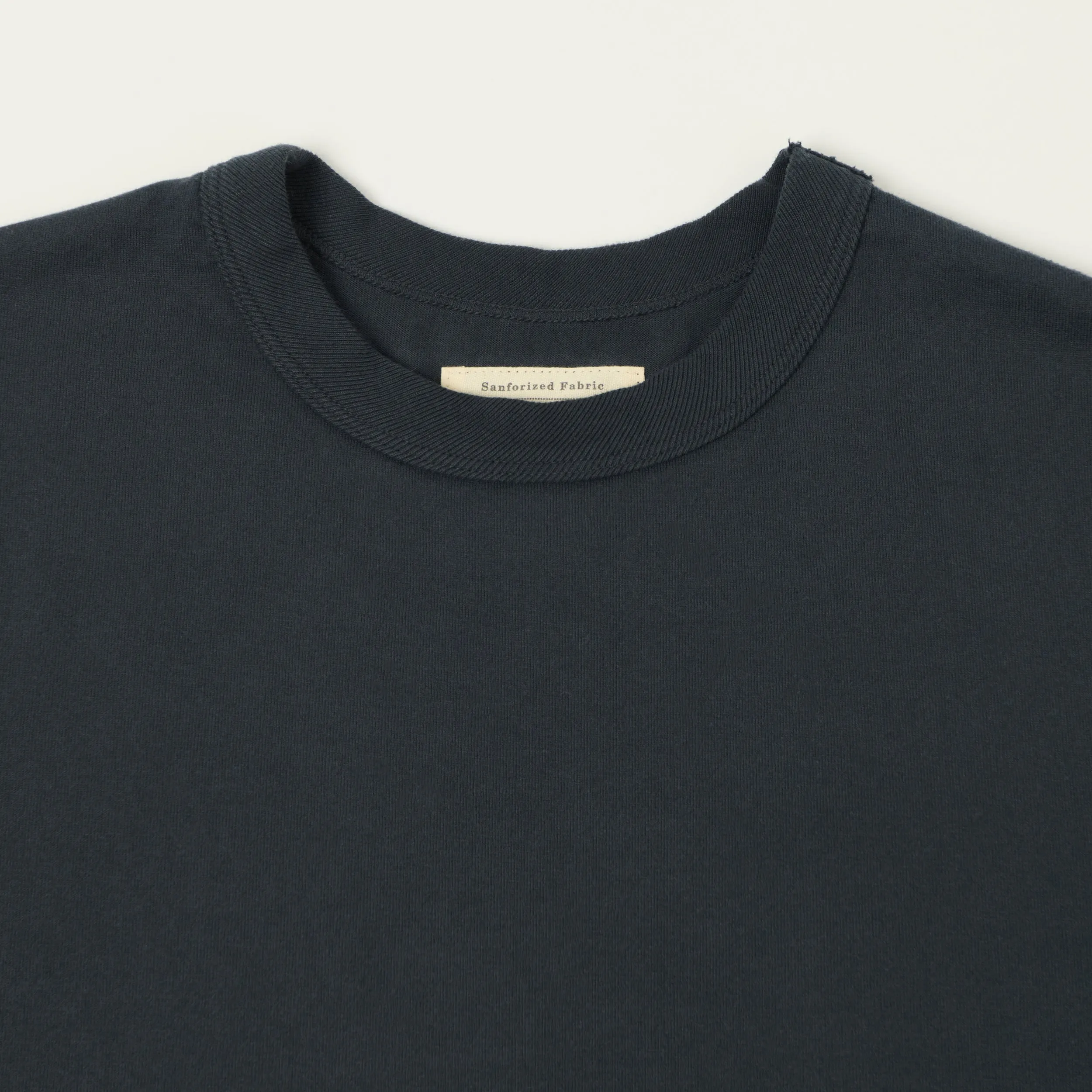 FULLCOUNT 5222L Flat Seam Heavyweight T-Shirt - Ink Black sold by Son of a Stag product image thumbnail 2