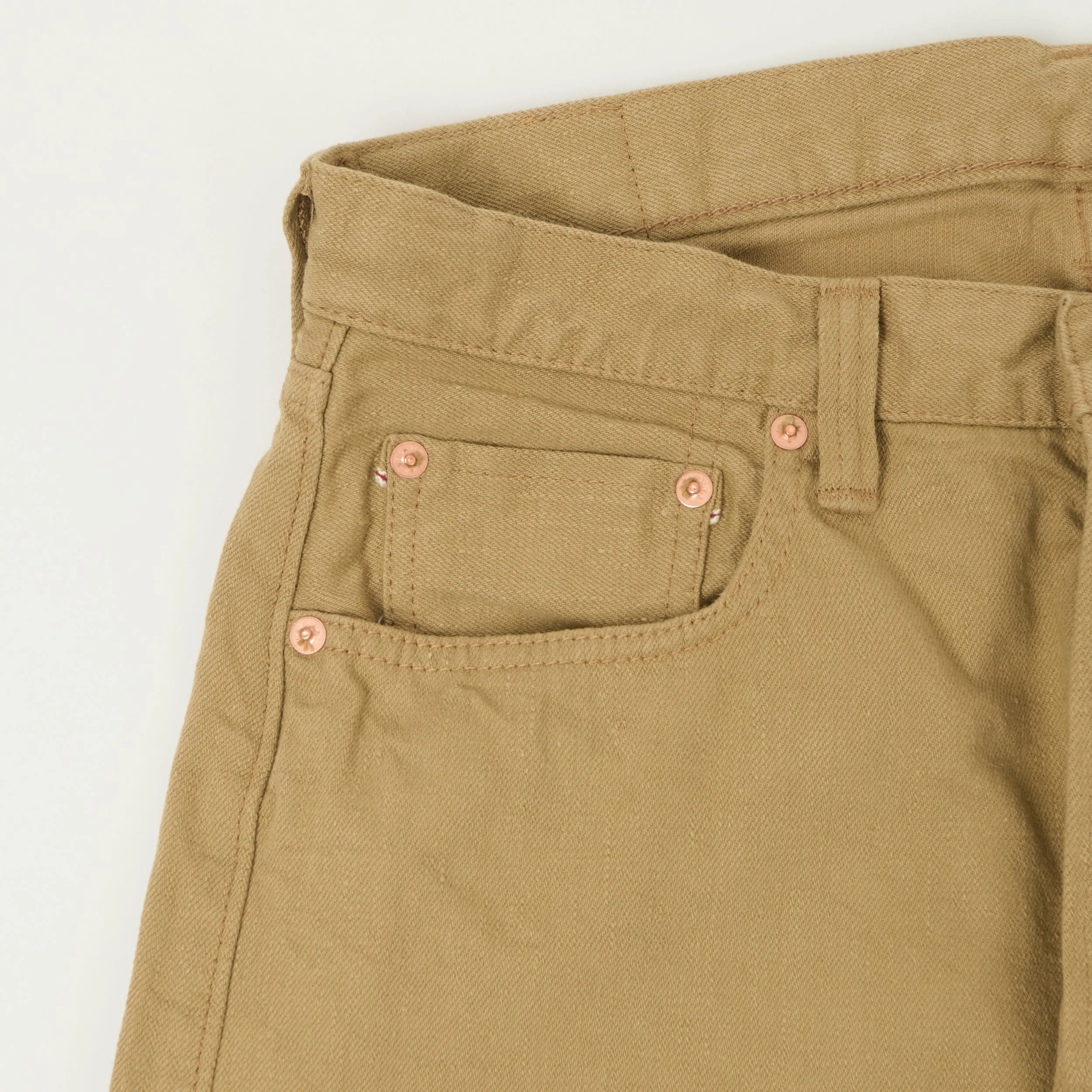 FULLCOUNT 0105 12oz Wide Straight Jean - Beige sold by Son of a Stag product image thumbnail 5