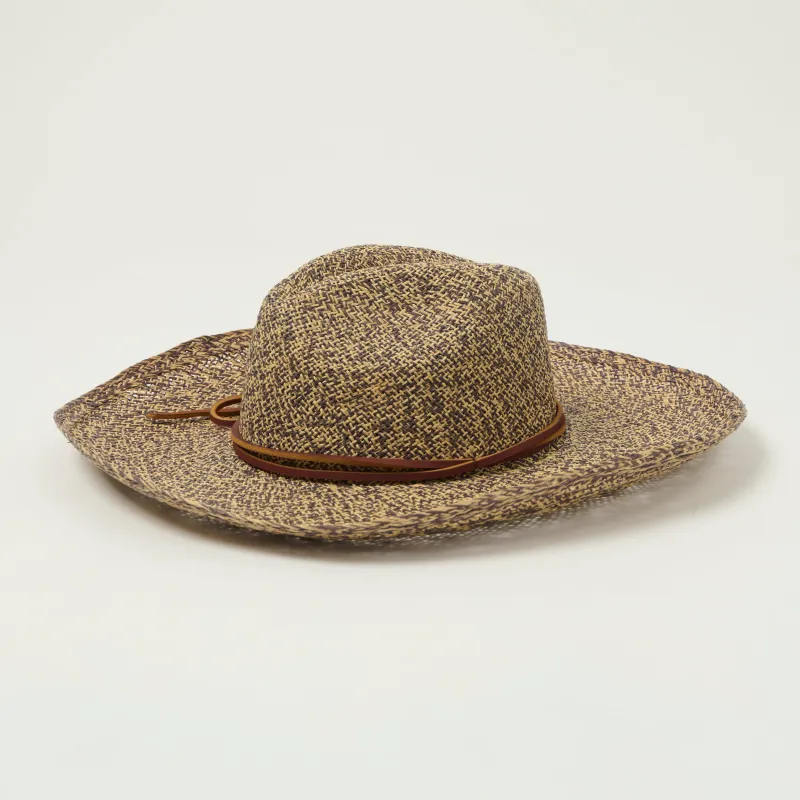 Chamula Brisa Forma Aguacate Ala Grande Hat - Black/Multi made by Chamula