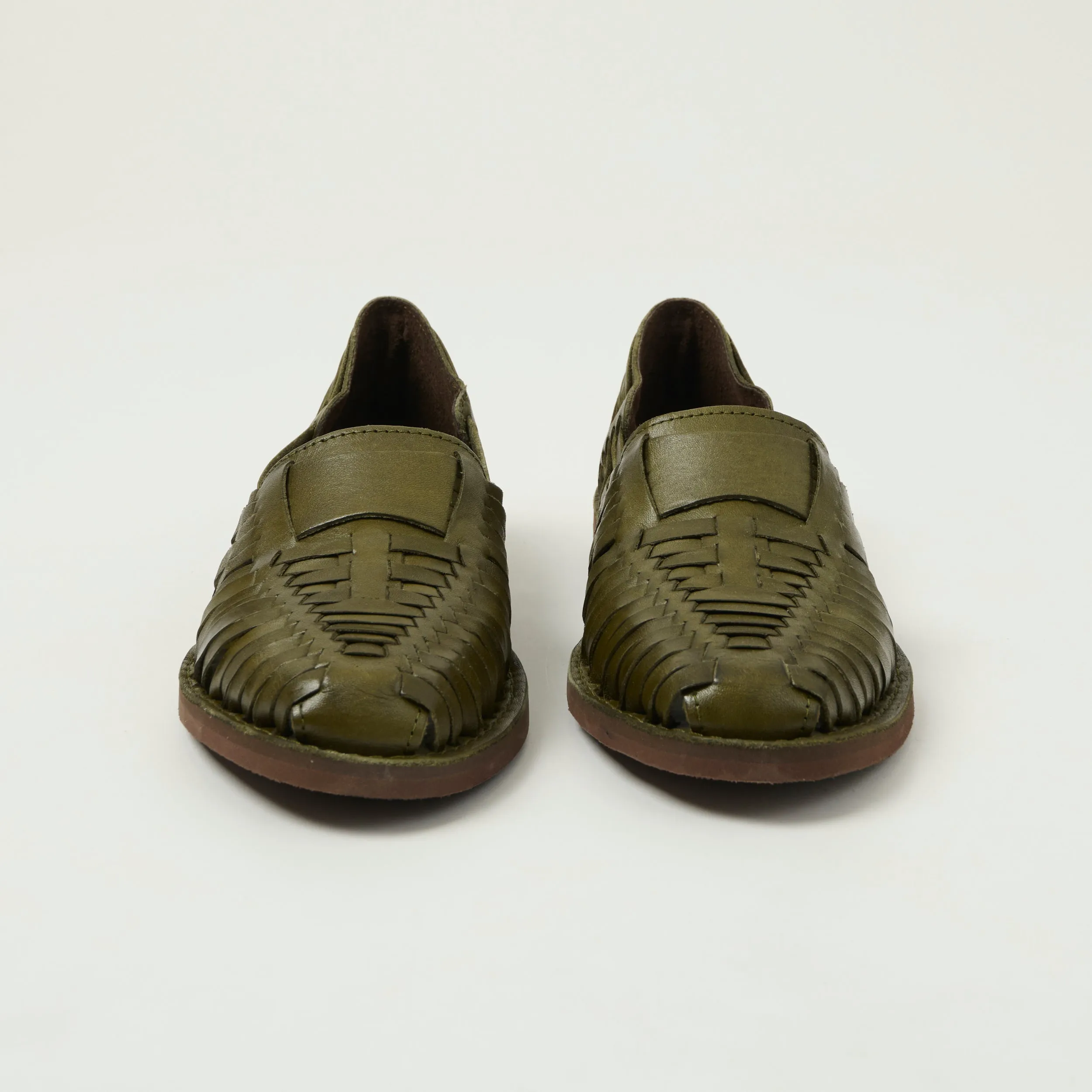 Chamula Brasilia Woven Huarache Shoe - Olive sold by Son of a Stag product image thumbnail 3
