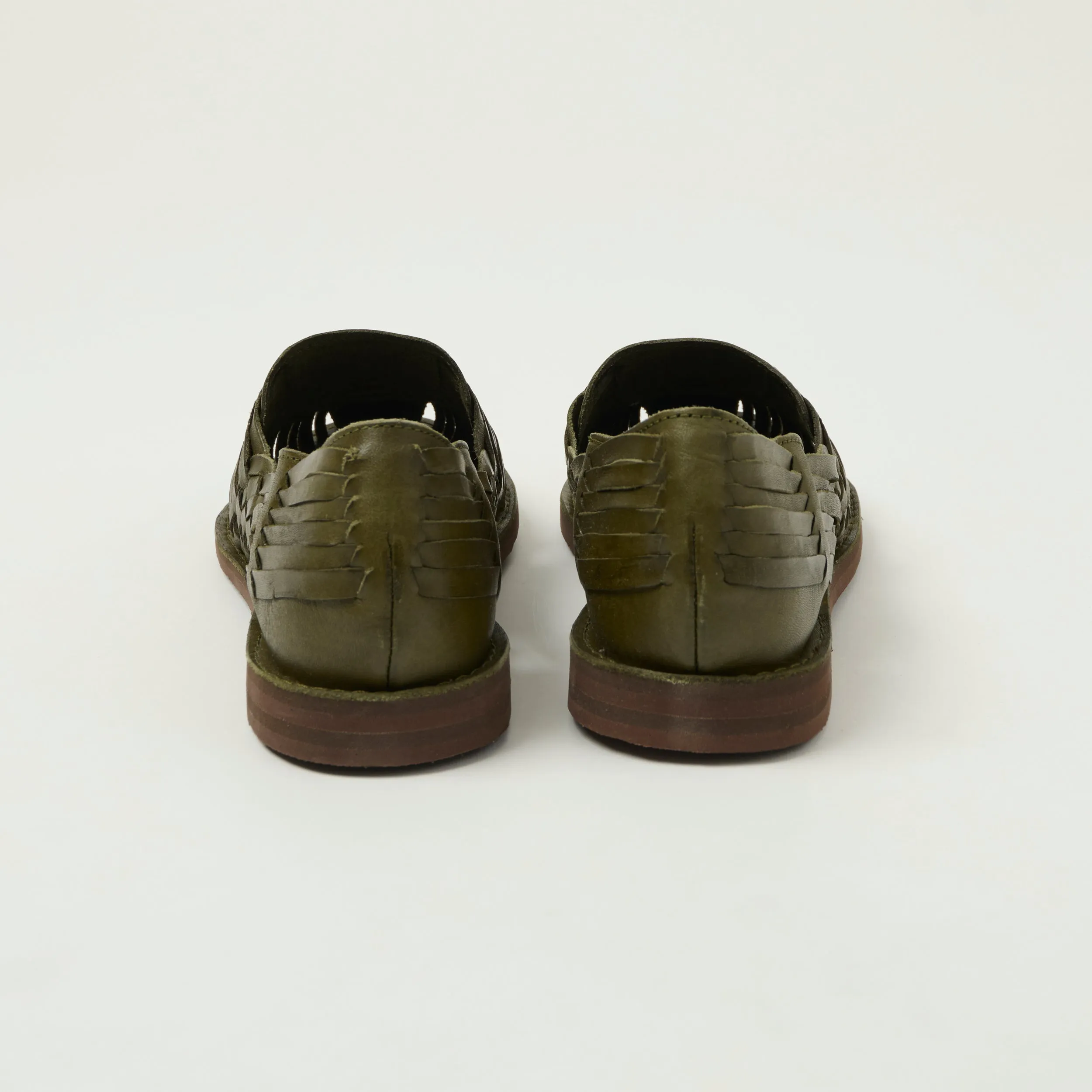 Chamula Brasilia Woven Huarache Shoe - Olive sold by Son of a Stag product image thumbnail 4