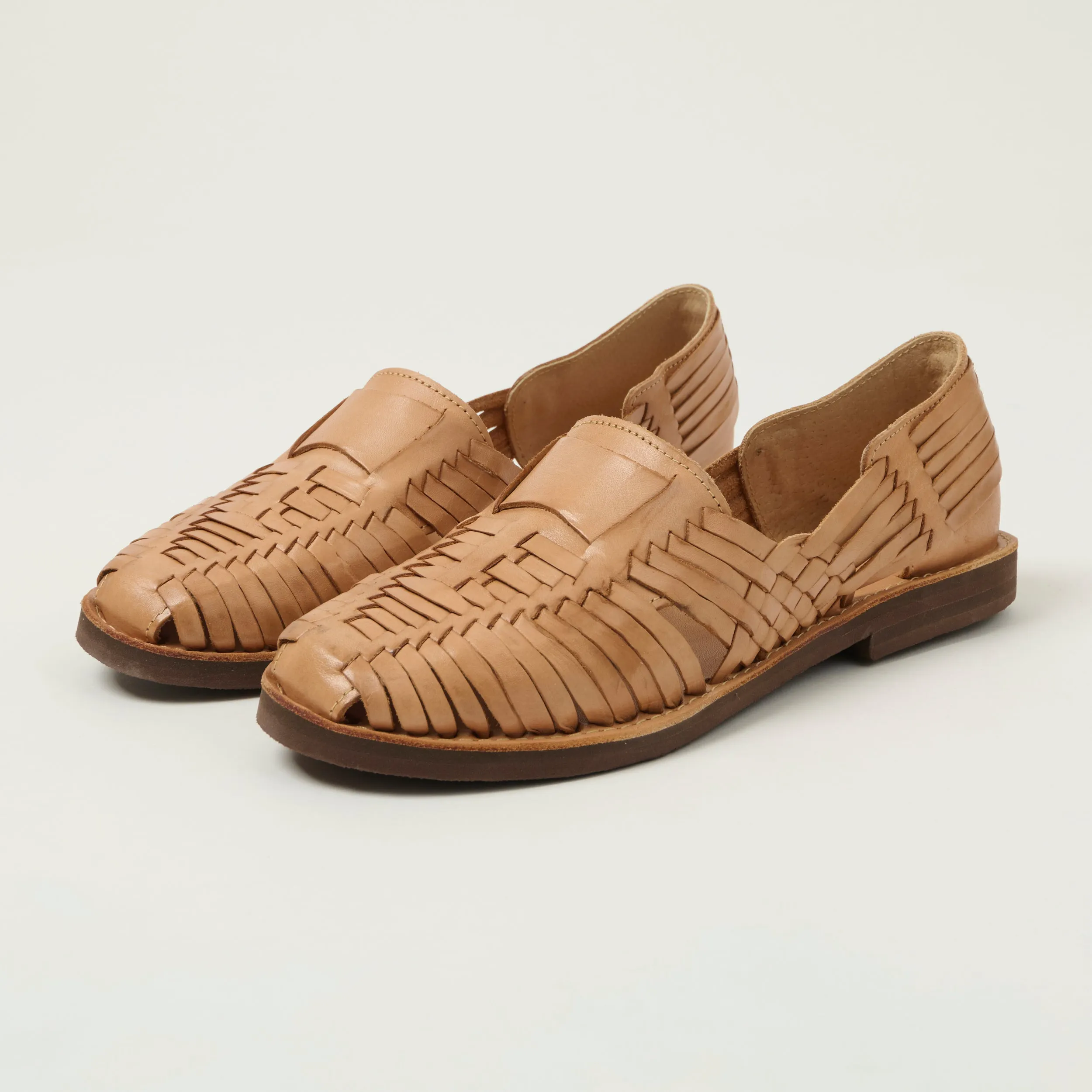 Chamula Brasilia Woven Huarache Shoe - Tan sold by Son of a Stag