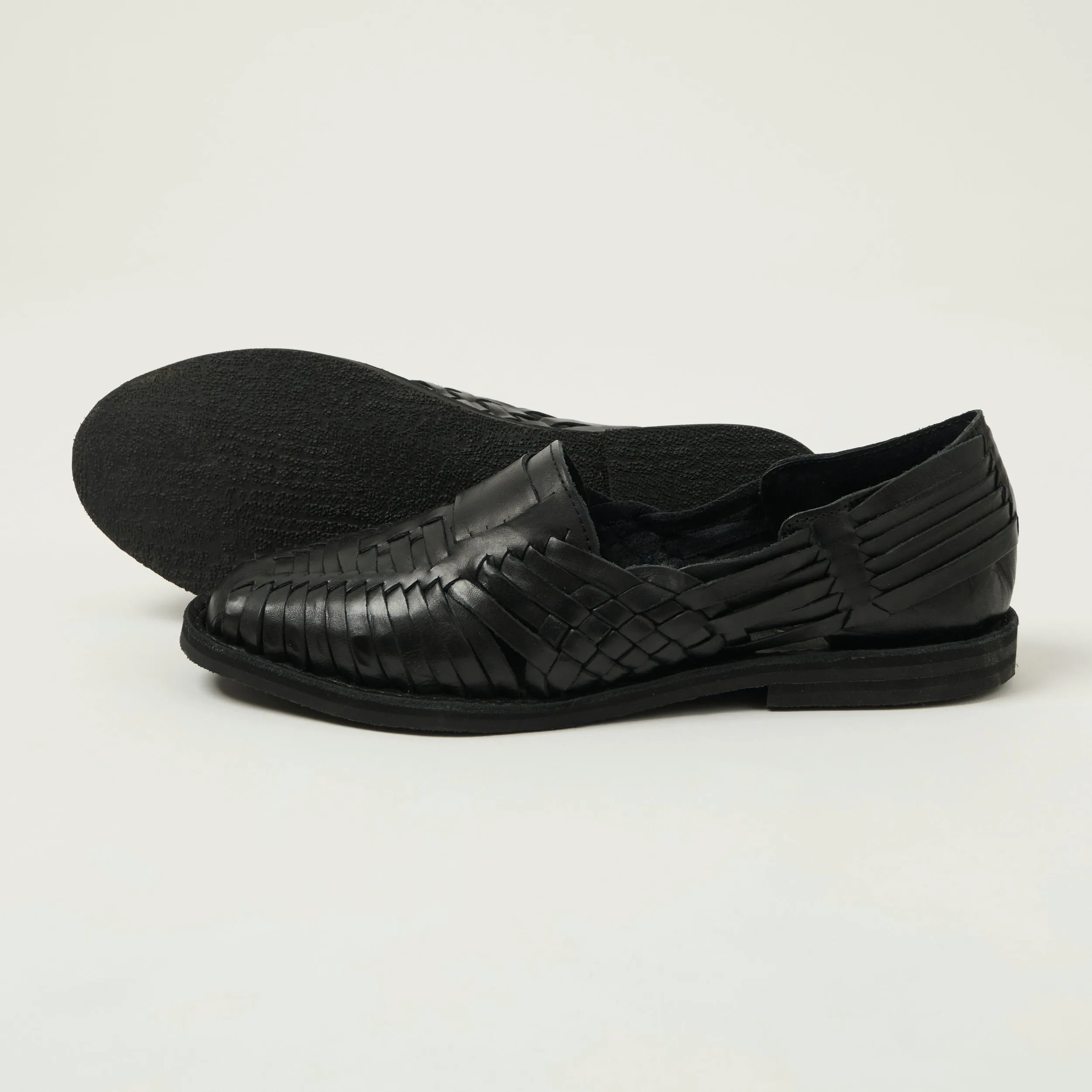 Chamula Brasilia Woven Huarache Shoe - Black sold by Son of a Stag product image thumbnail 2
