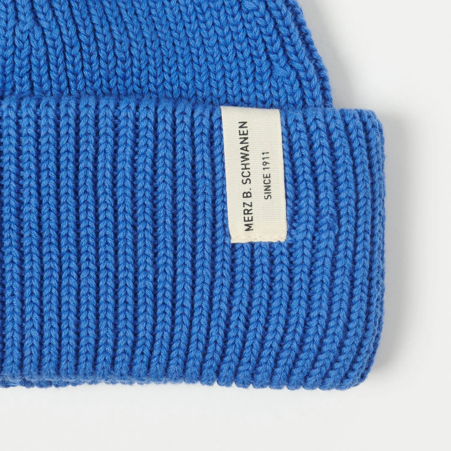 Merz b. Schwanen KBN01 Plant Based Watch Cap - Washed Blue sold by Son of a Stag product image thumbnail 2