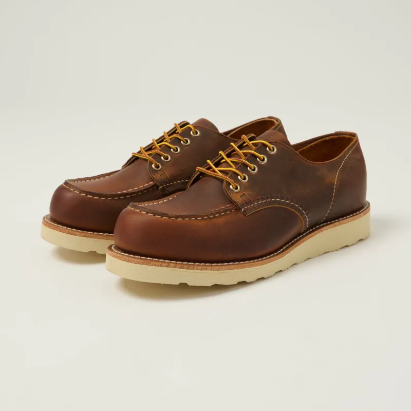 Red Wing 8077 Shop Moc Oxford Shoe - Copper Rough & Tough made by Red Wing Shoes