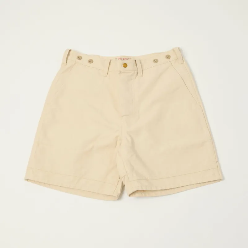 Filson Dry Tin Cloth Shorts - Natural Seed made by Filson