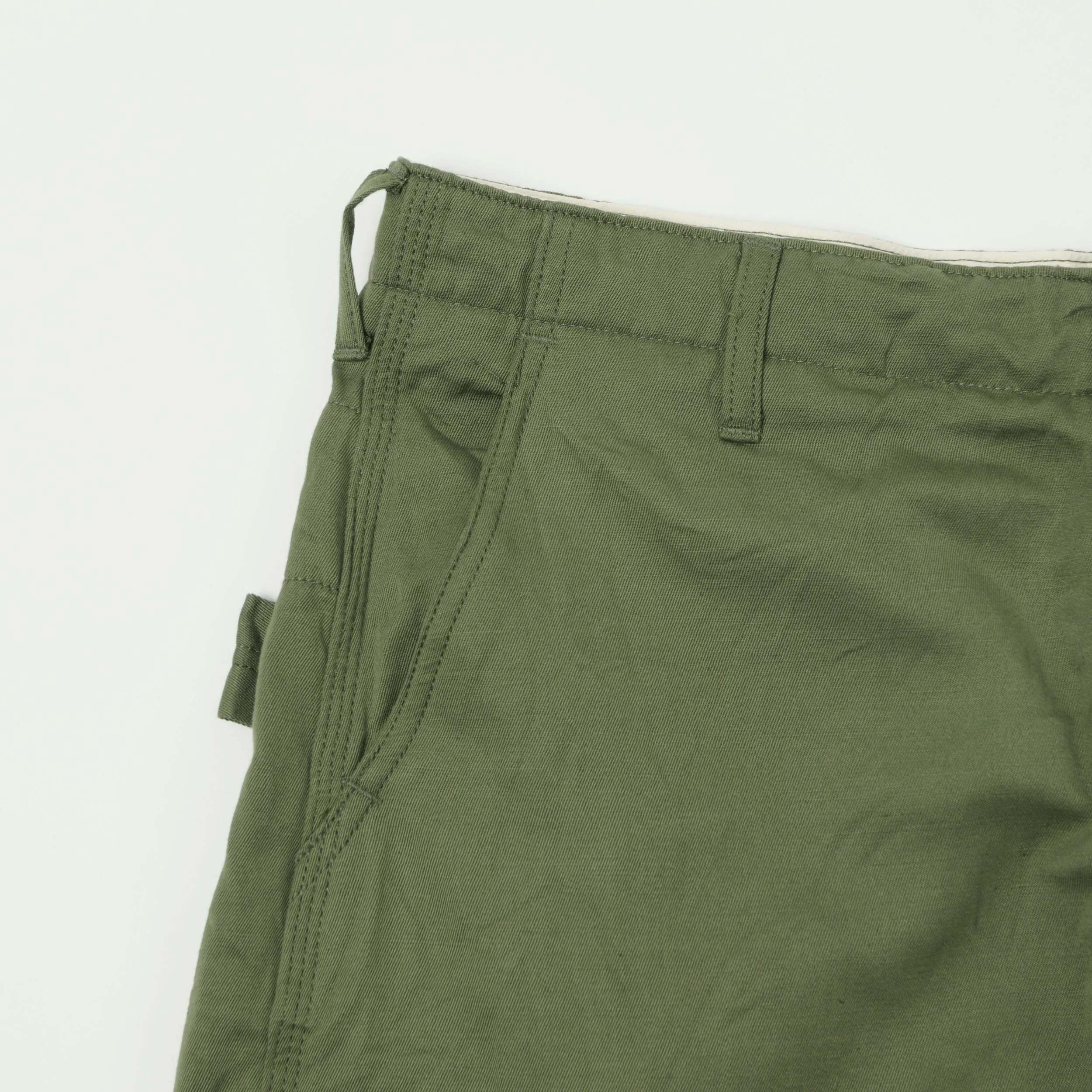Engineered Garments Heavy Twill Painter Trouser - Olive sold by Son of a Stag product image thumbnail 5