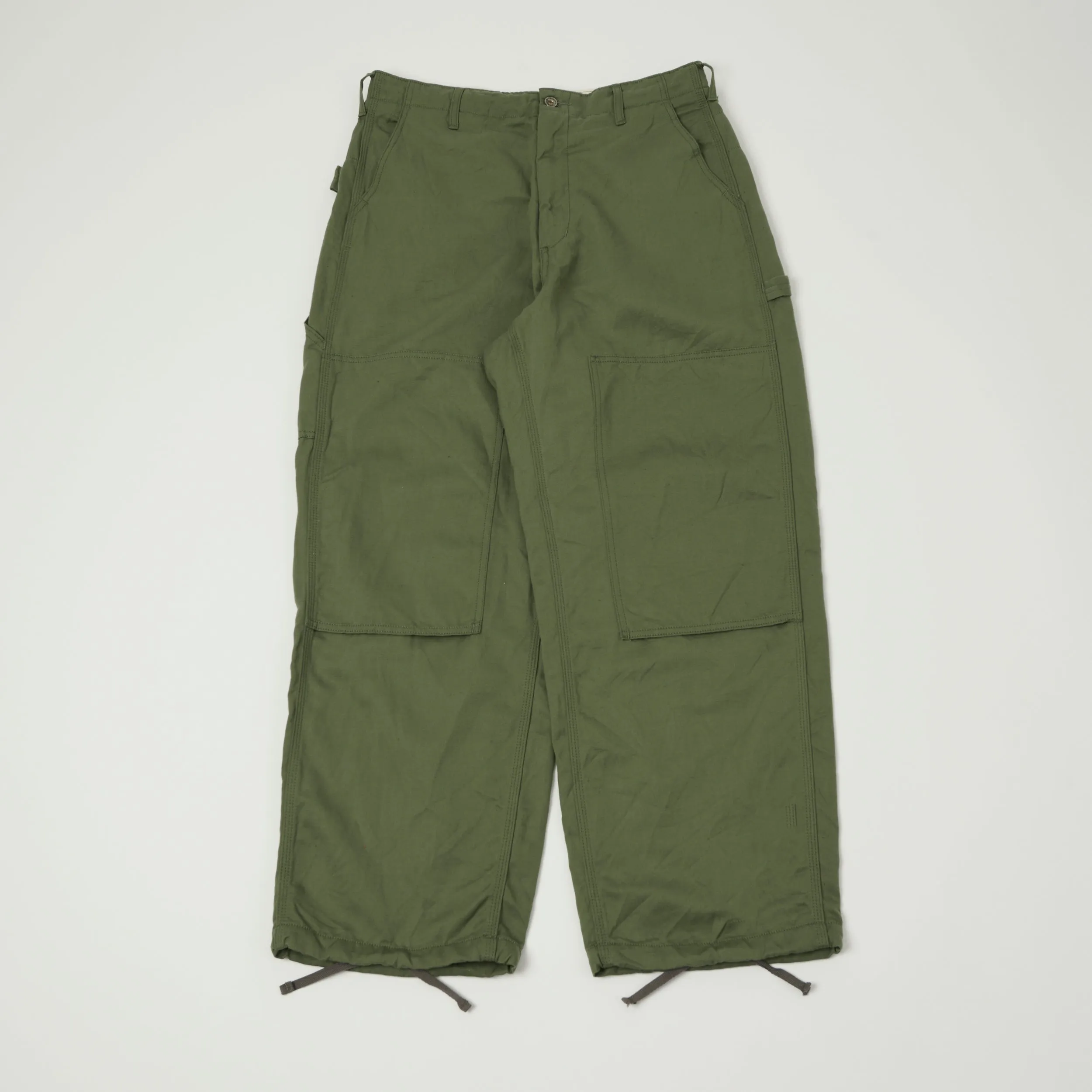 Engineered Garments Heavy Twill Painter Trouser - Olive sold by Son of a Stag