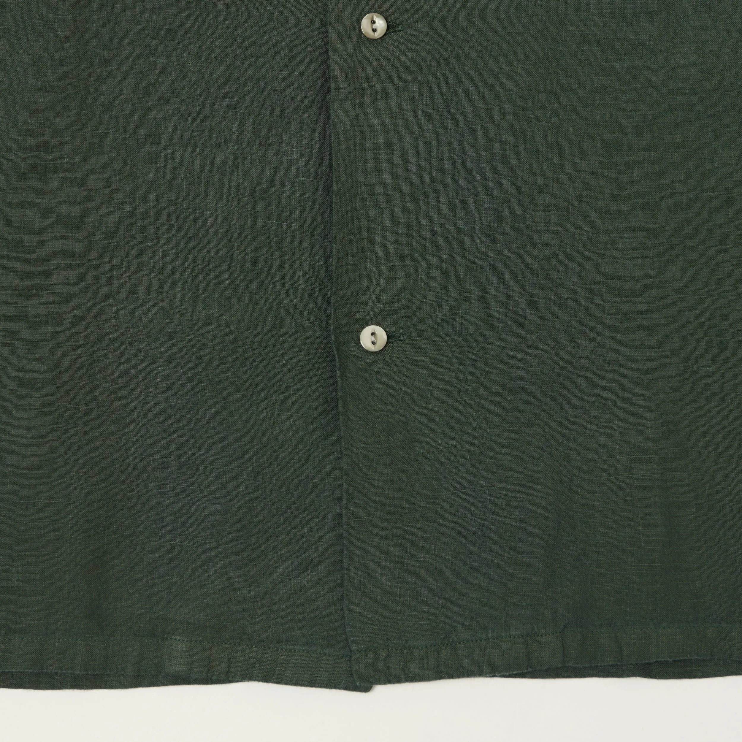 Knickerbocker 'Marina' Linen Camp Shirt - Deep Forest sold by Son of a Stag product image thumbnail 3