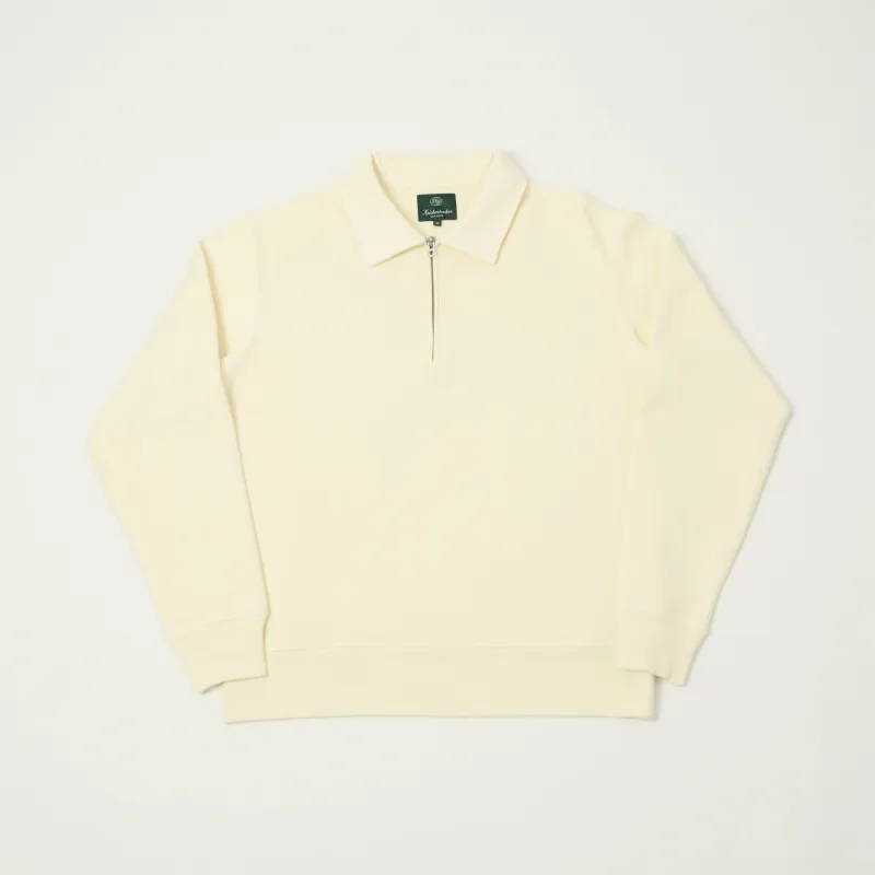 Knickerbocker 'Stadium Loft' Quarter Zip Sweatshirt - Milk made by Knickerbocker