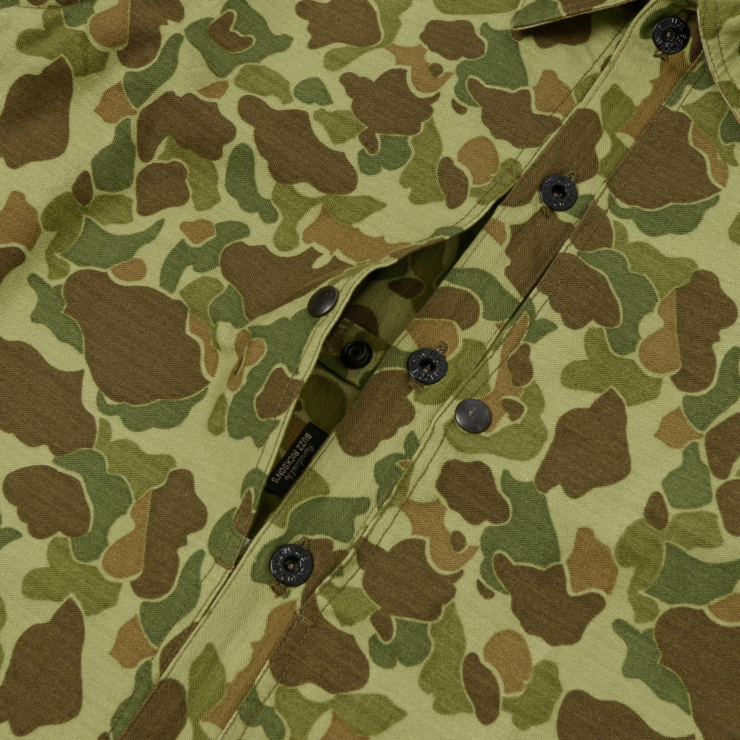 Buzz Rickson's U.S.M.C P-44 Herringbone Twill Jacket - Frogskin Camo sold by Son of a Stag product image thumbnail 3