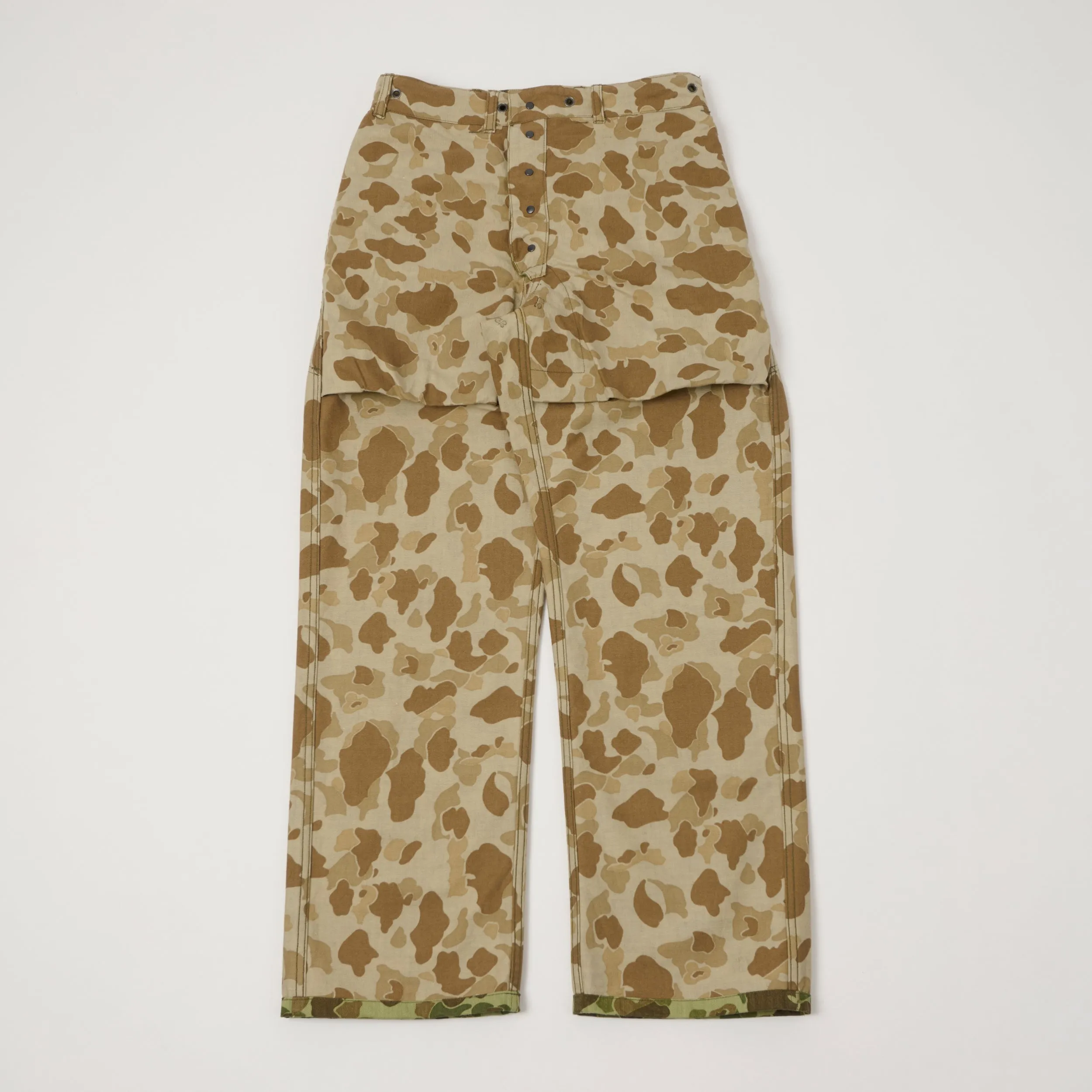 Buzz Rickson's U.S.M.C P-44 Herringbone Twill Trousers - Frogskin Camo sold by Son of a Stag product image thumbnail 2