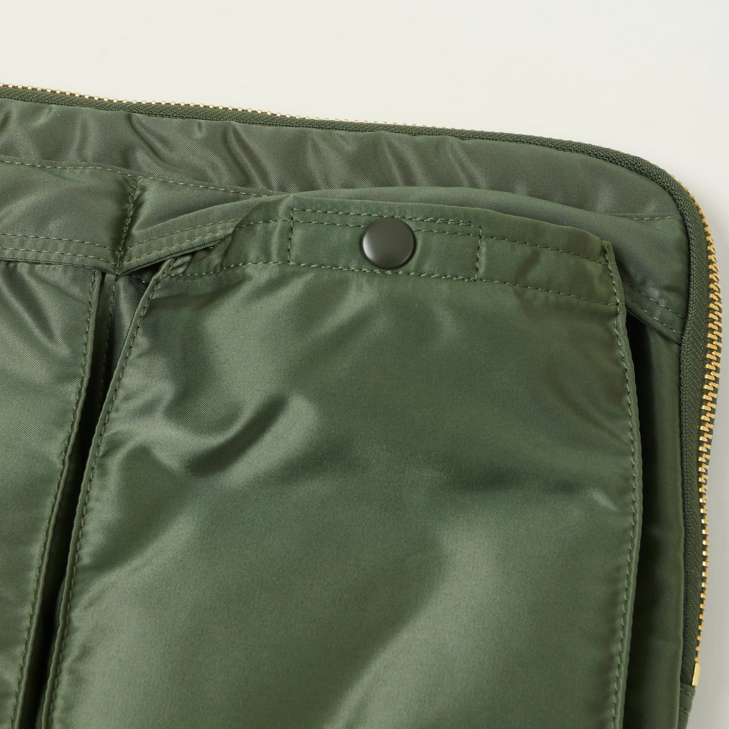 Porter-Yoshida & Co Bio Tanker Document Case - Sage Green sold by Son of a Stag product image thumbnail 5