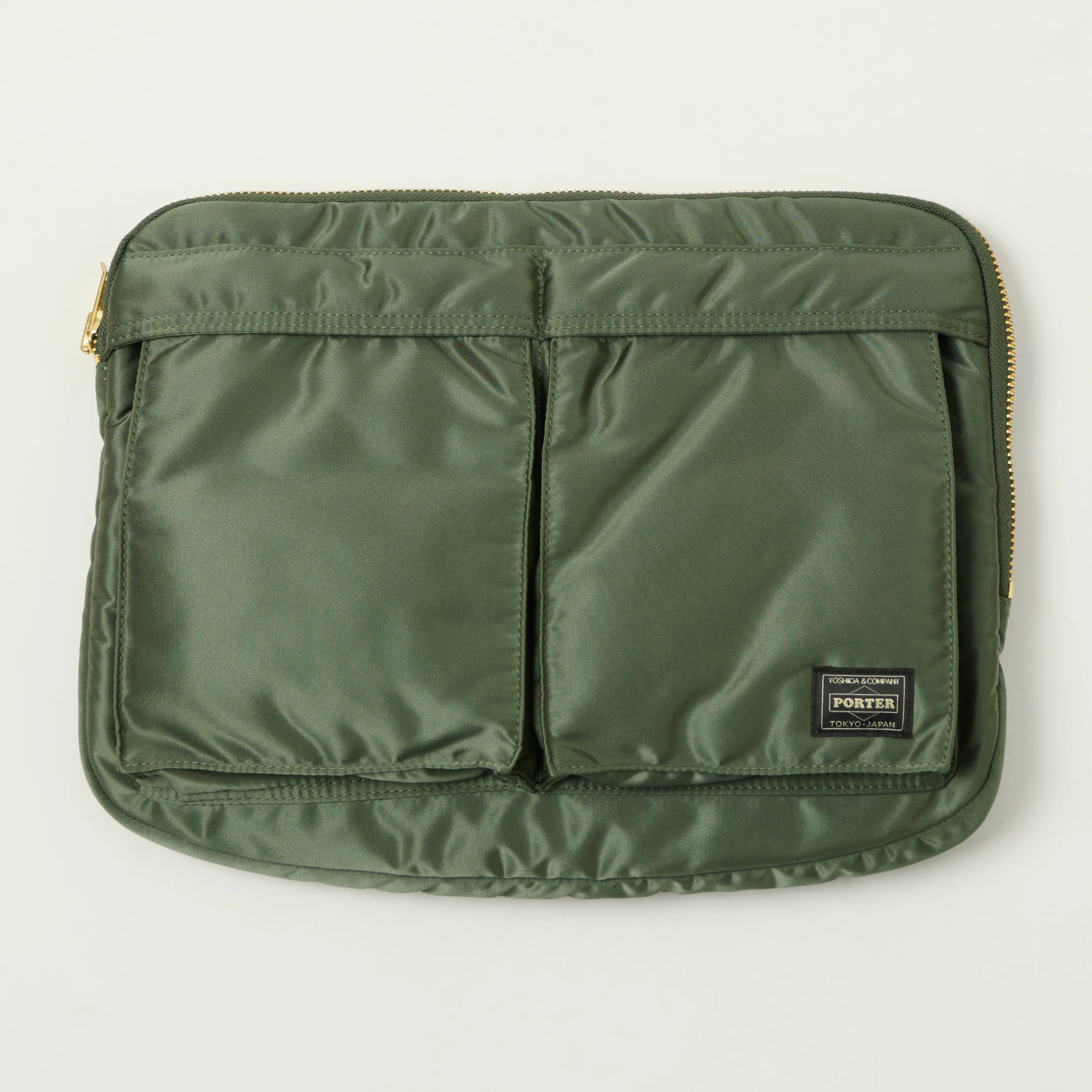 Porter-Yoshida & Co Bio Tanker Document Case - Sage Green sold by Son of a Stag