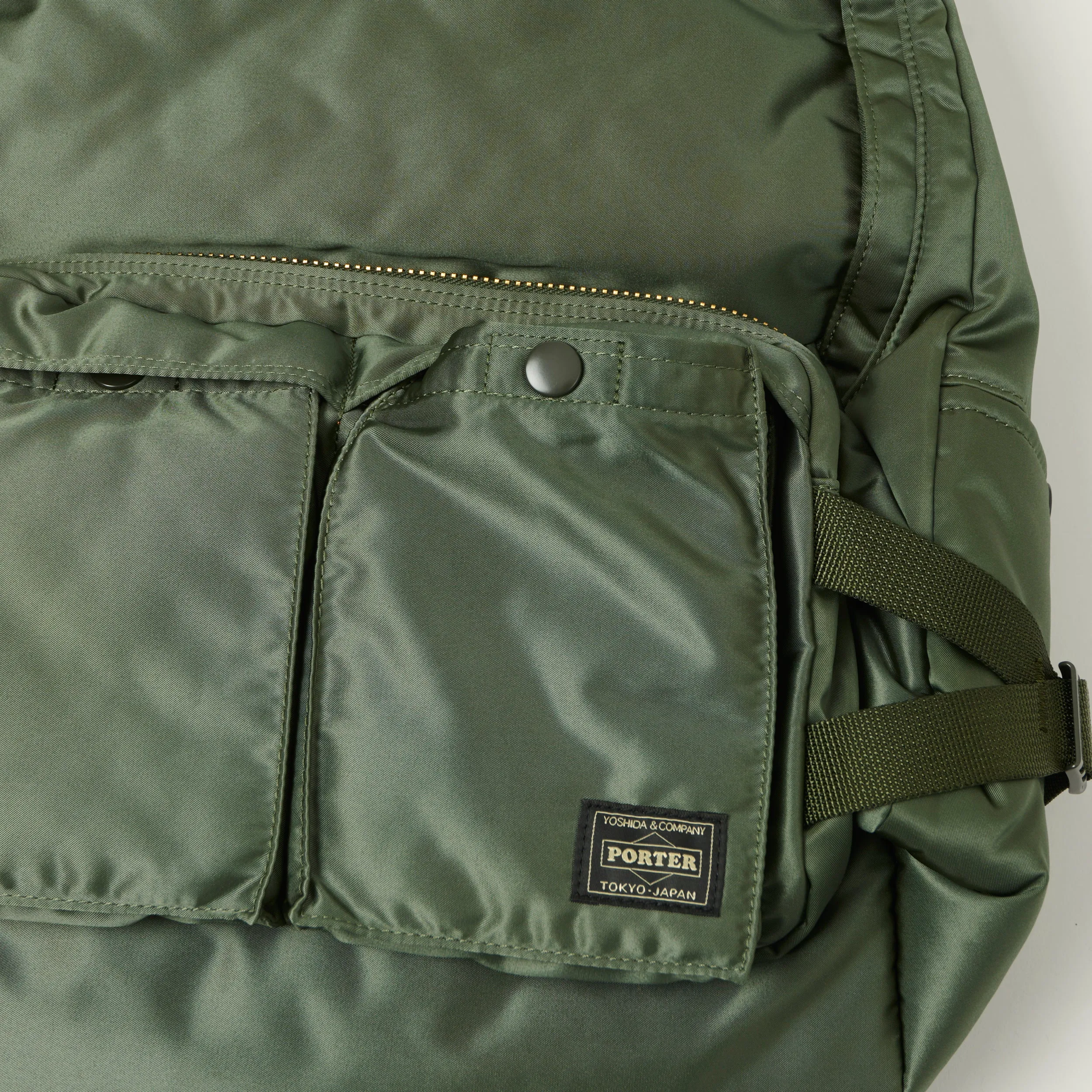 Porter-Yoshida & Co Bio Tanker Medium Daypack - Sage Green sold by Son of a Stag product image thumbnail 5