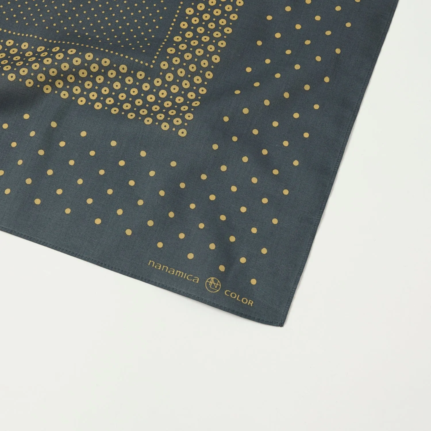 Nanamica Dot Pattern Bandana - Black sold by Son of a Stag product image thumbnail 2