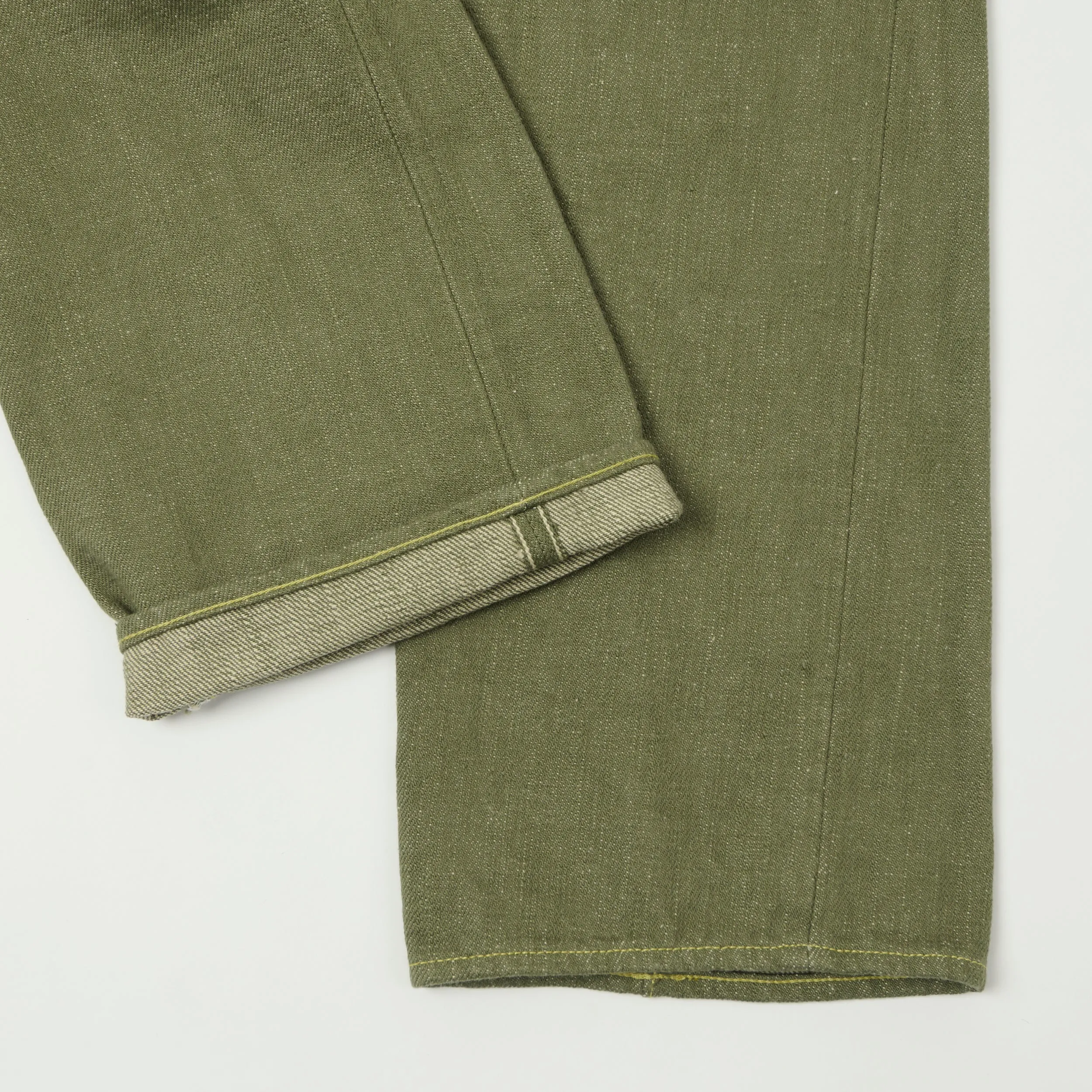 ONI Denim 266-OLD18 18oz Loose Straight Jean - Olive sold by Son of a Stag product image thumbnail 3