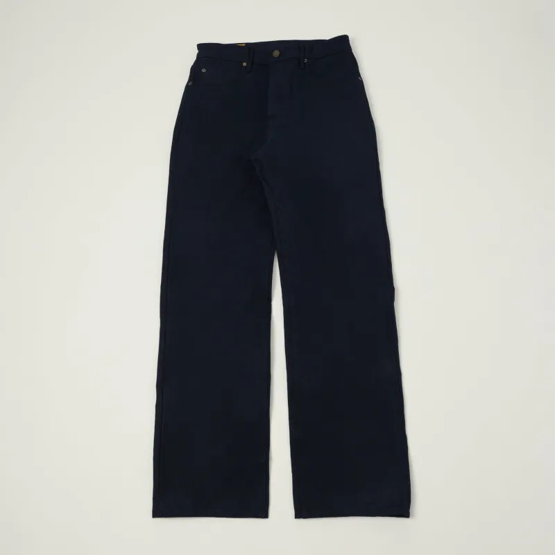 Freenote Cloth 'Modesto' 15oz Duck Canvas Trouser - Navy made by Freenote Cloth