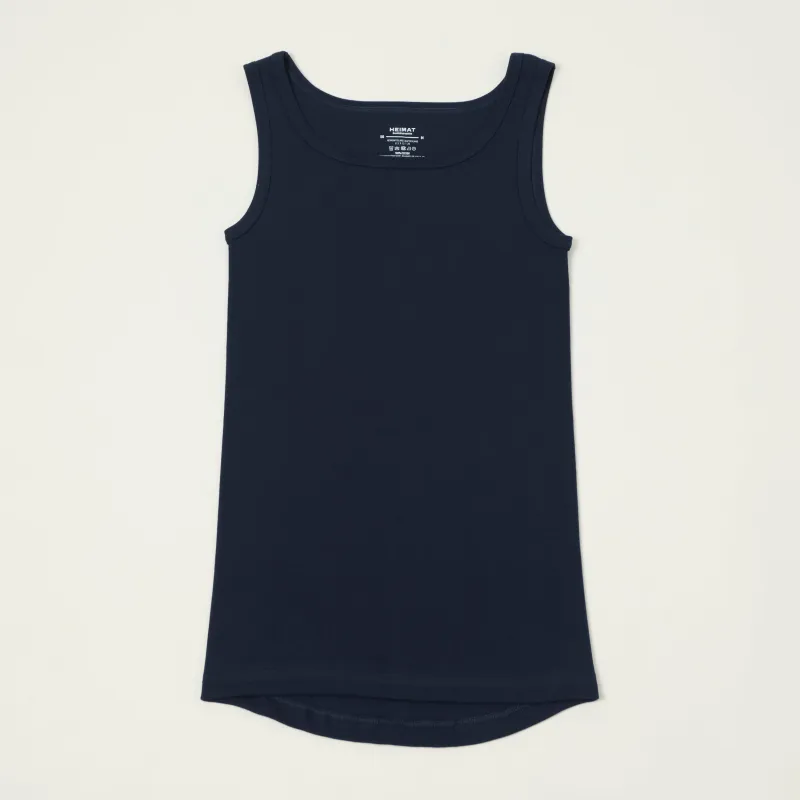 Heimat Fine Ribbed Vest - Ink made by Son of a Stag